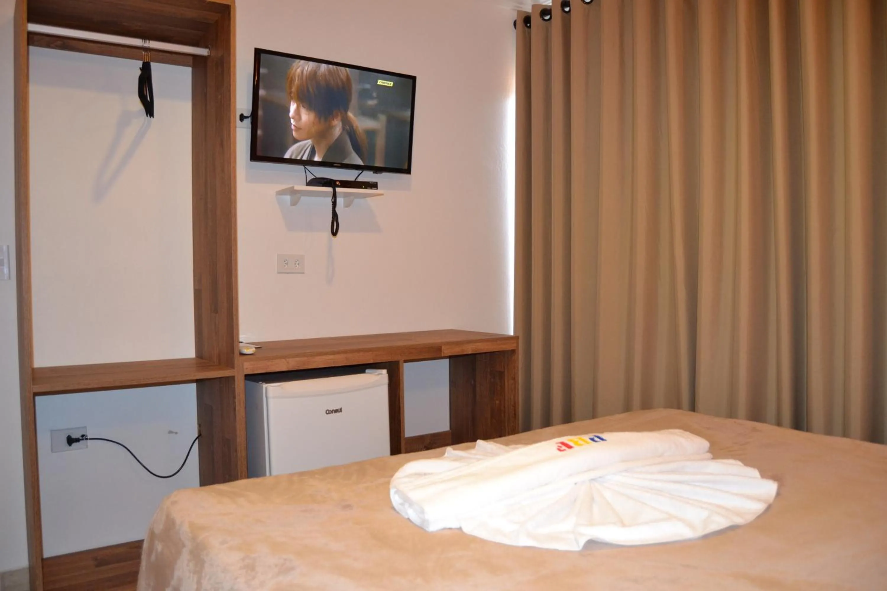 Decorative detail, Bed in Pousada Beija Flores