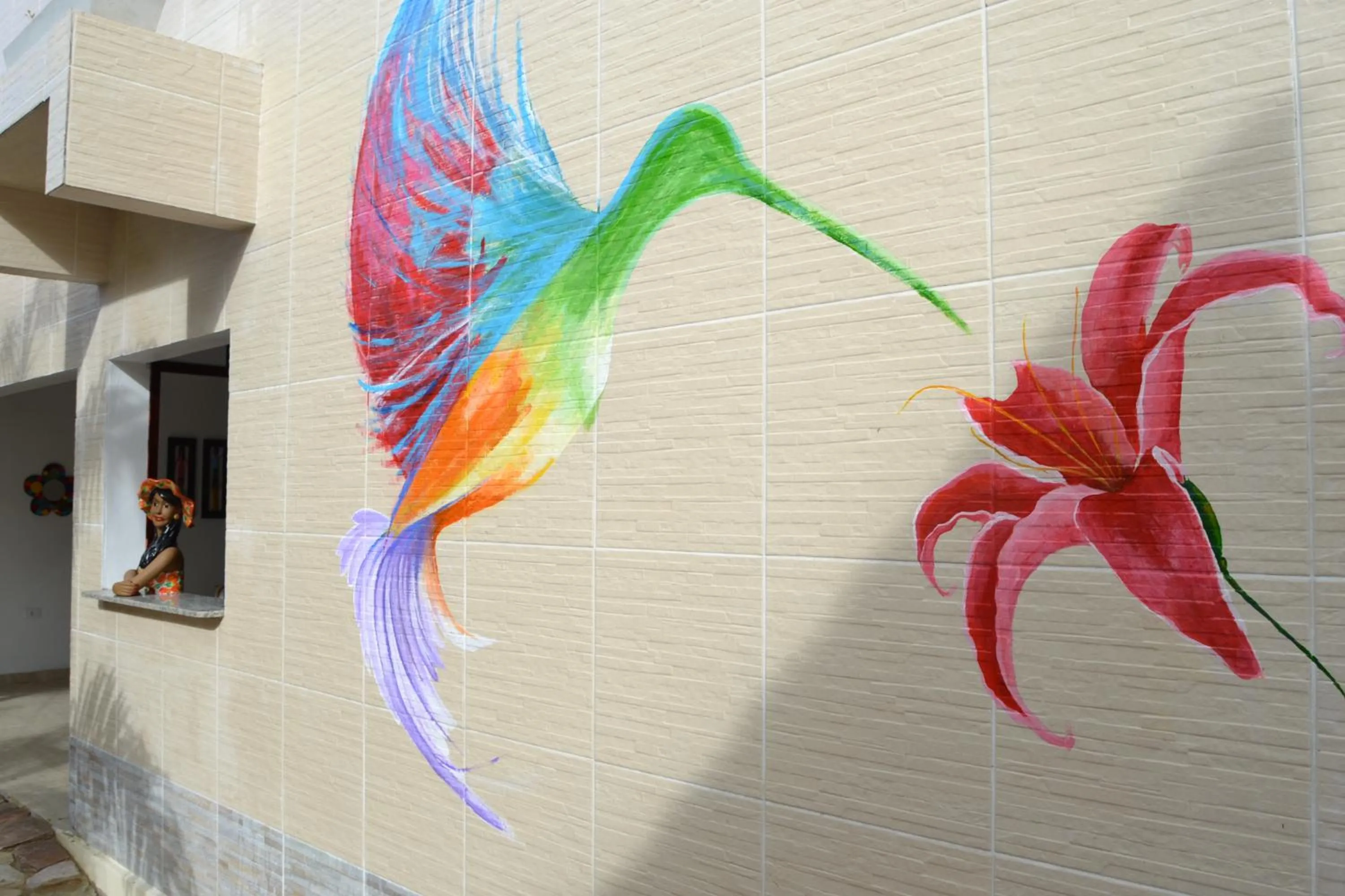 Decorative detail in Pousada Beija Flores