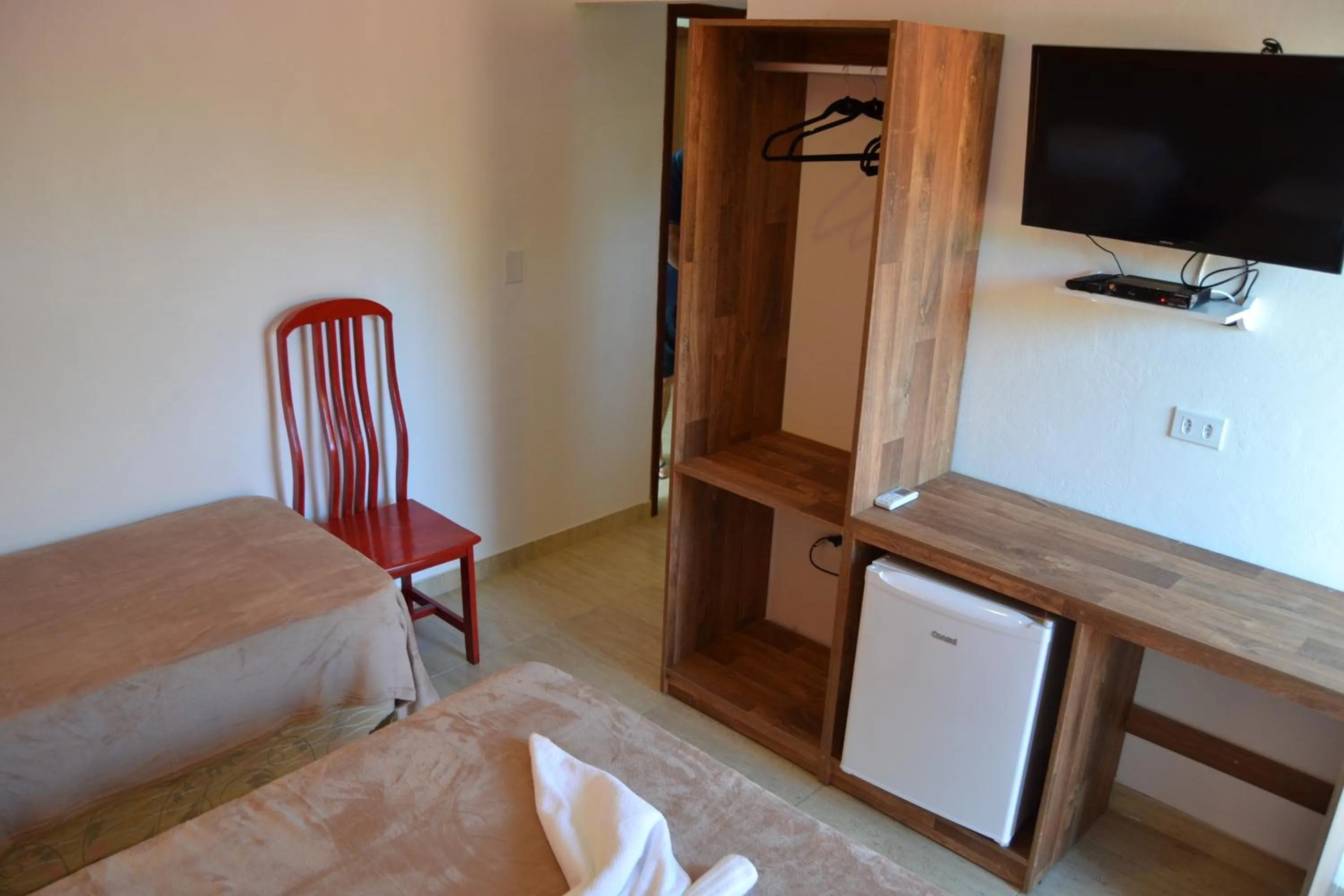 Decorative detail, Bed in Pousada Beija Flores