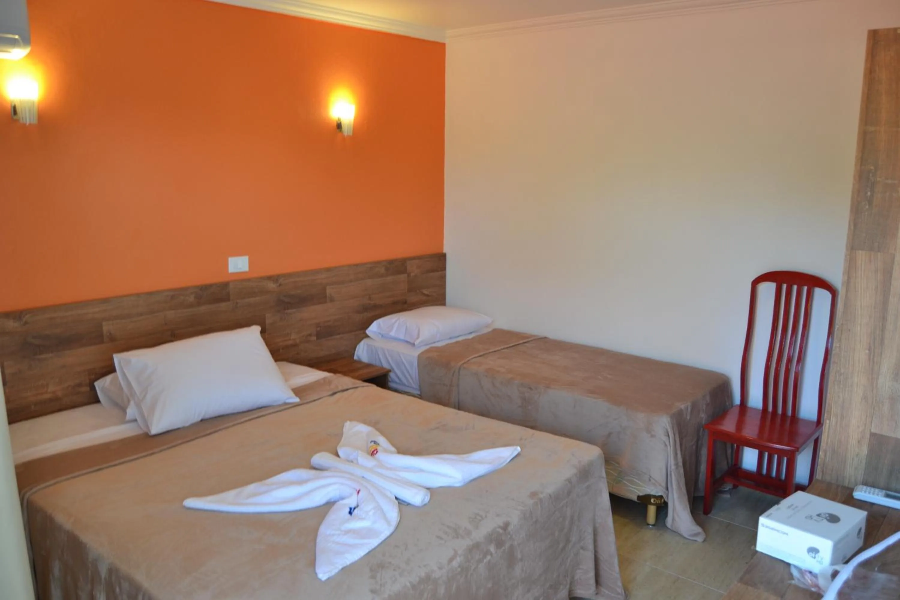 Photo of the whole room, Bed in Pousada Beija Flores