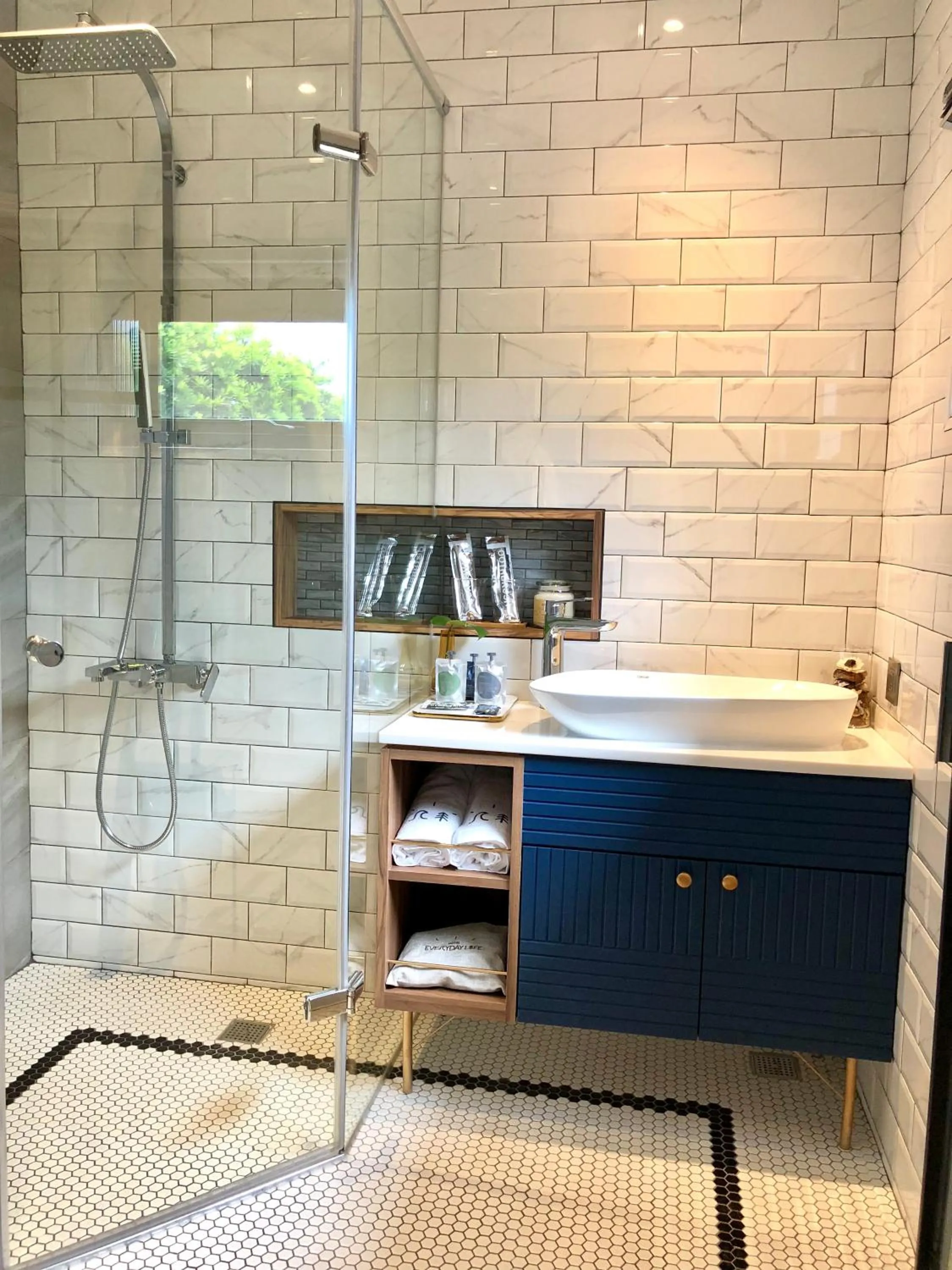 Shower in Hotel Everyday Life