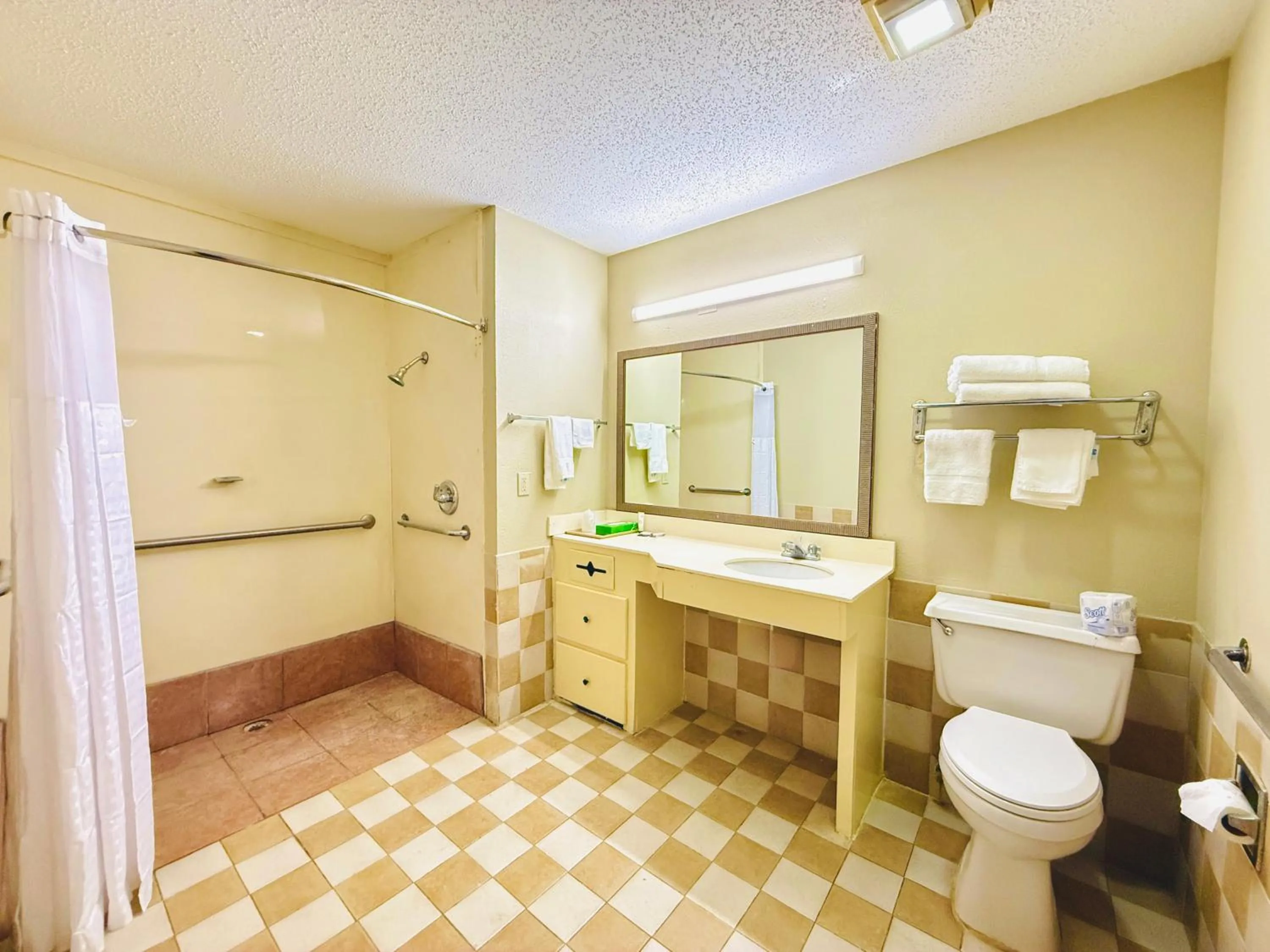 Shower in Travelodge by Wyndham-Thomasville AL