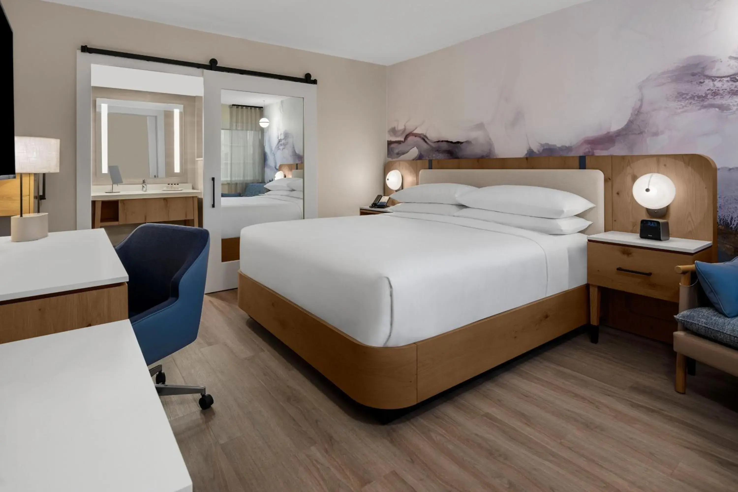 King-Exterior Entry, Guest room, 1 King, Garden Entry (Mobility Accessible w/ Roll-in Shower) in Delta Hotels by Marriott Santa Clara Silicon Valley King-Exterior Entry, Guest room, 1 King, Garden Entry (Mobility Accessible w/ Roll-in Shower) in Delta Hotels by Marriott Santa Clara Silicon Valley