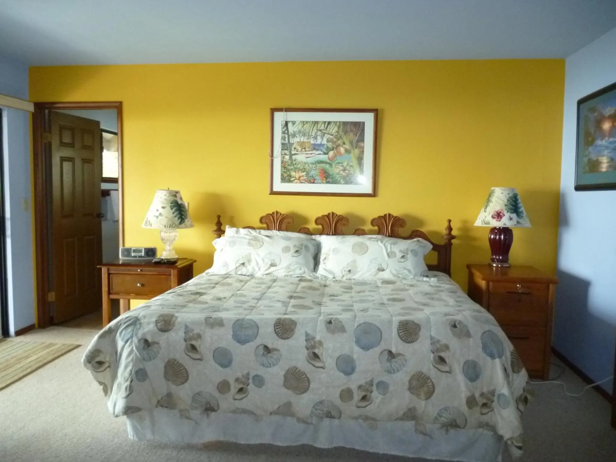 Bed in A Beautiful Edge of the World Bed & Breakfast