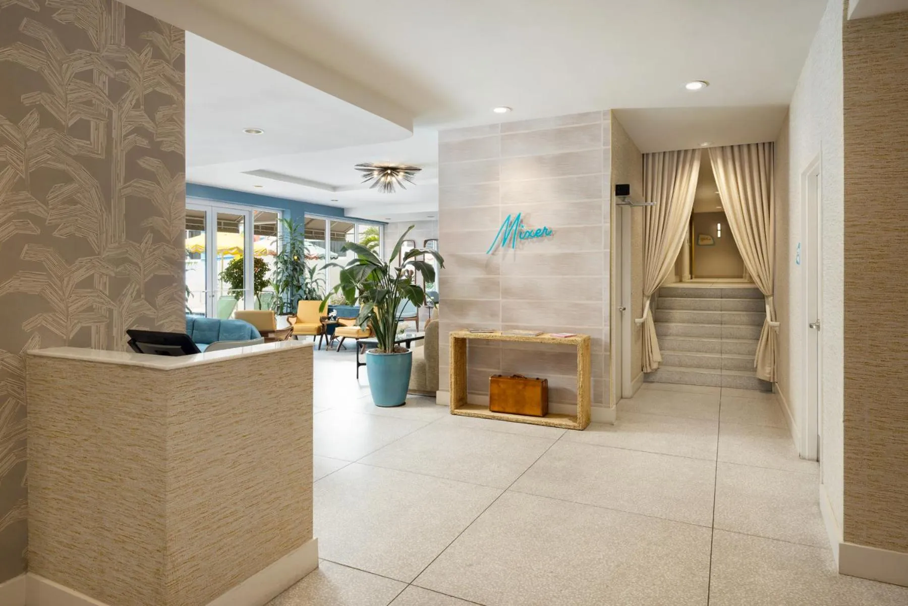 Communal lounge/ TV room in Hotel Continental Miami Beach, Tapestry Collection by Hilton