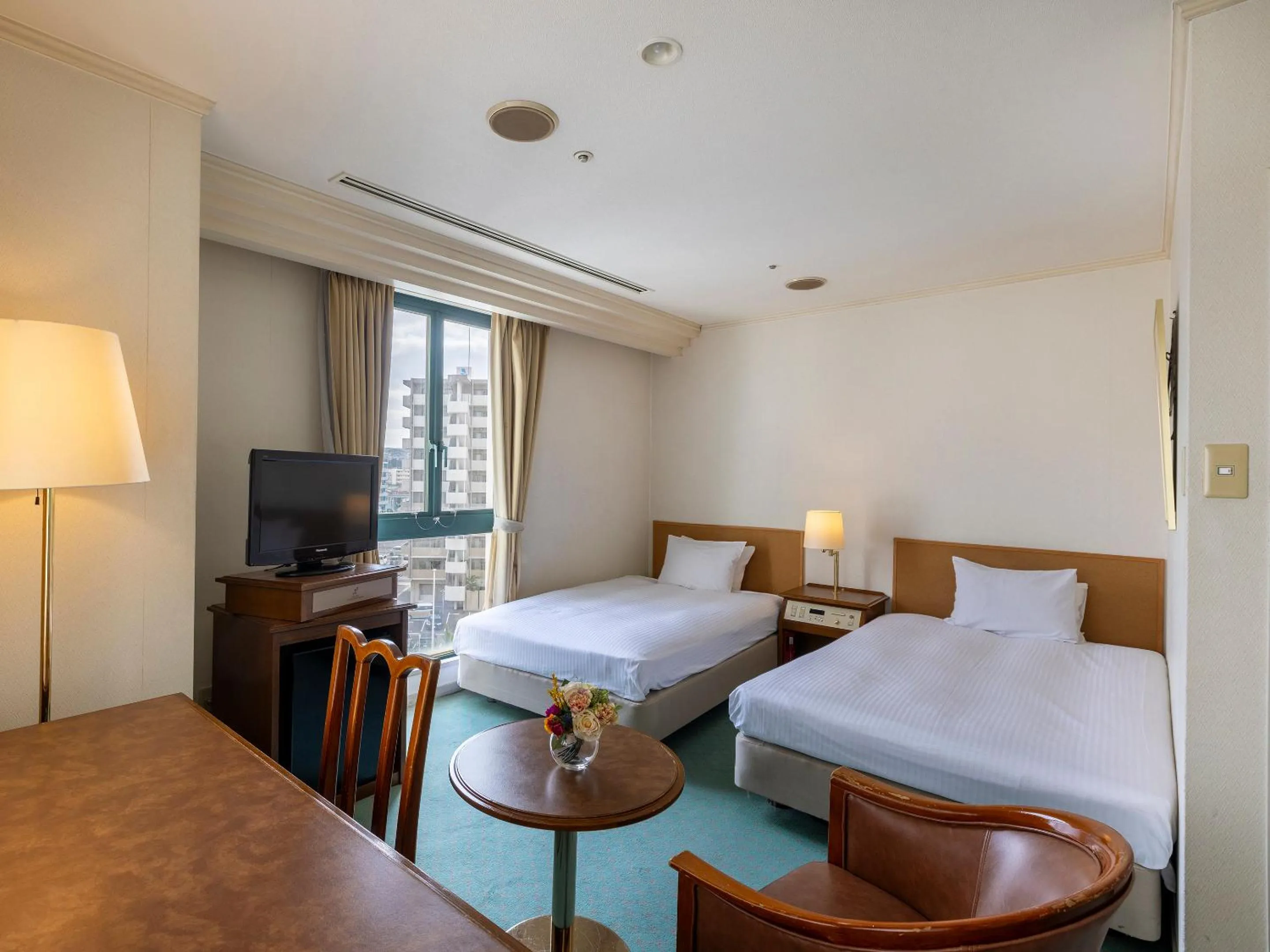 Photo of the whole room, Bed in Nagasaki International Hotel