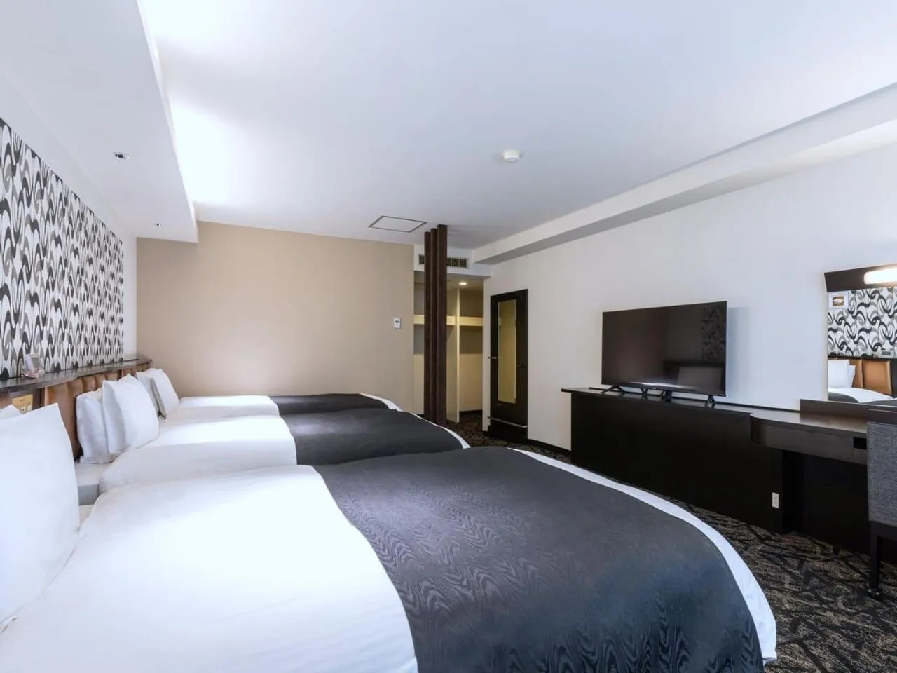 Bed in APA Hotel Sapporo Odori Ekimae Minami