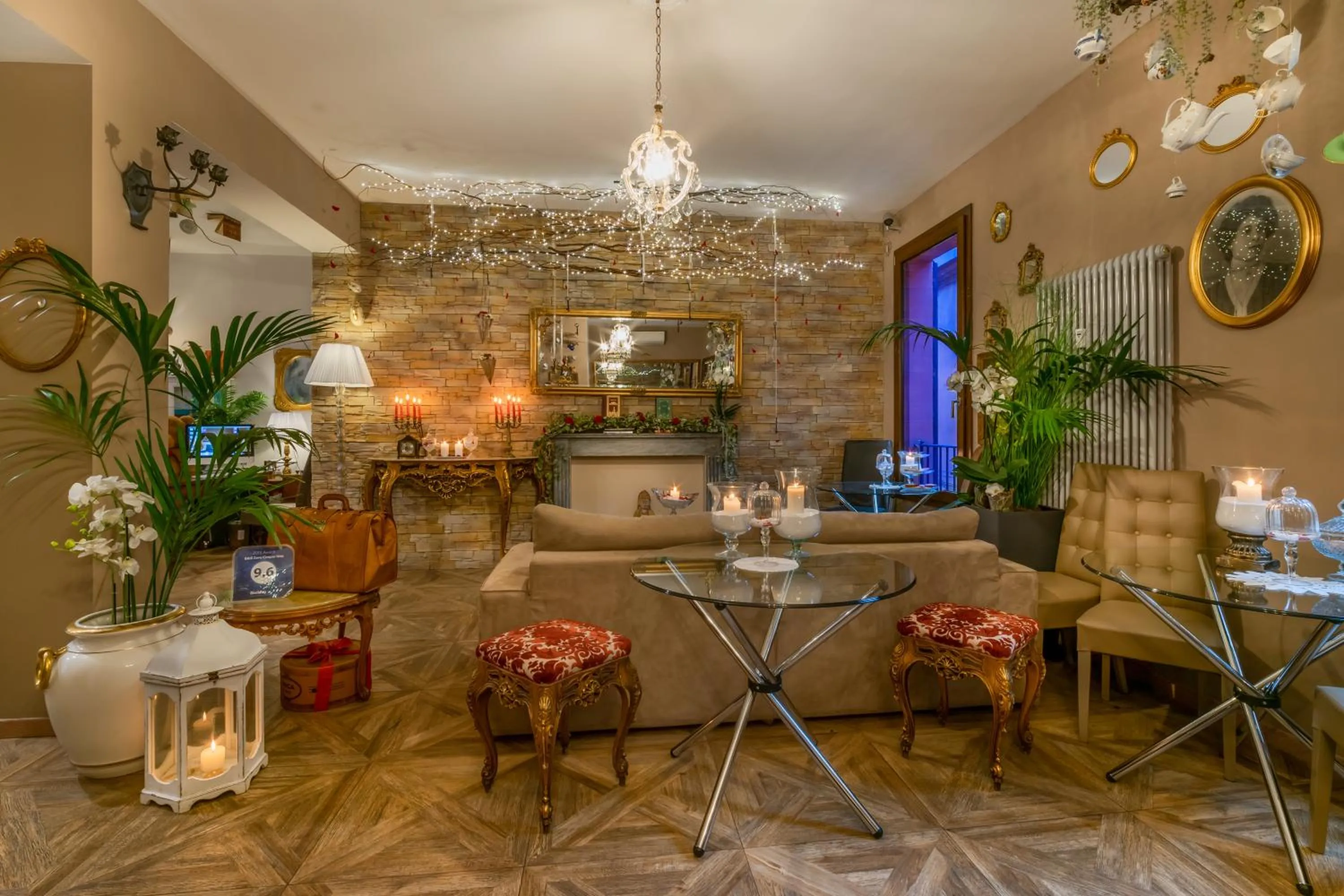 Seating area in 051 Boutique