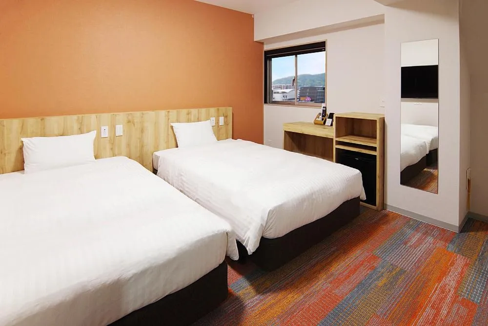 Bedroom, Bed in Sasebo Green Hotel
