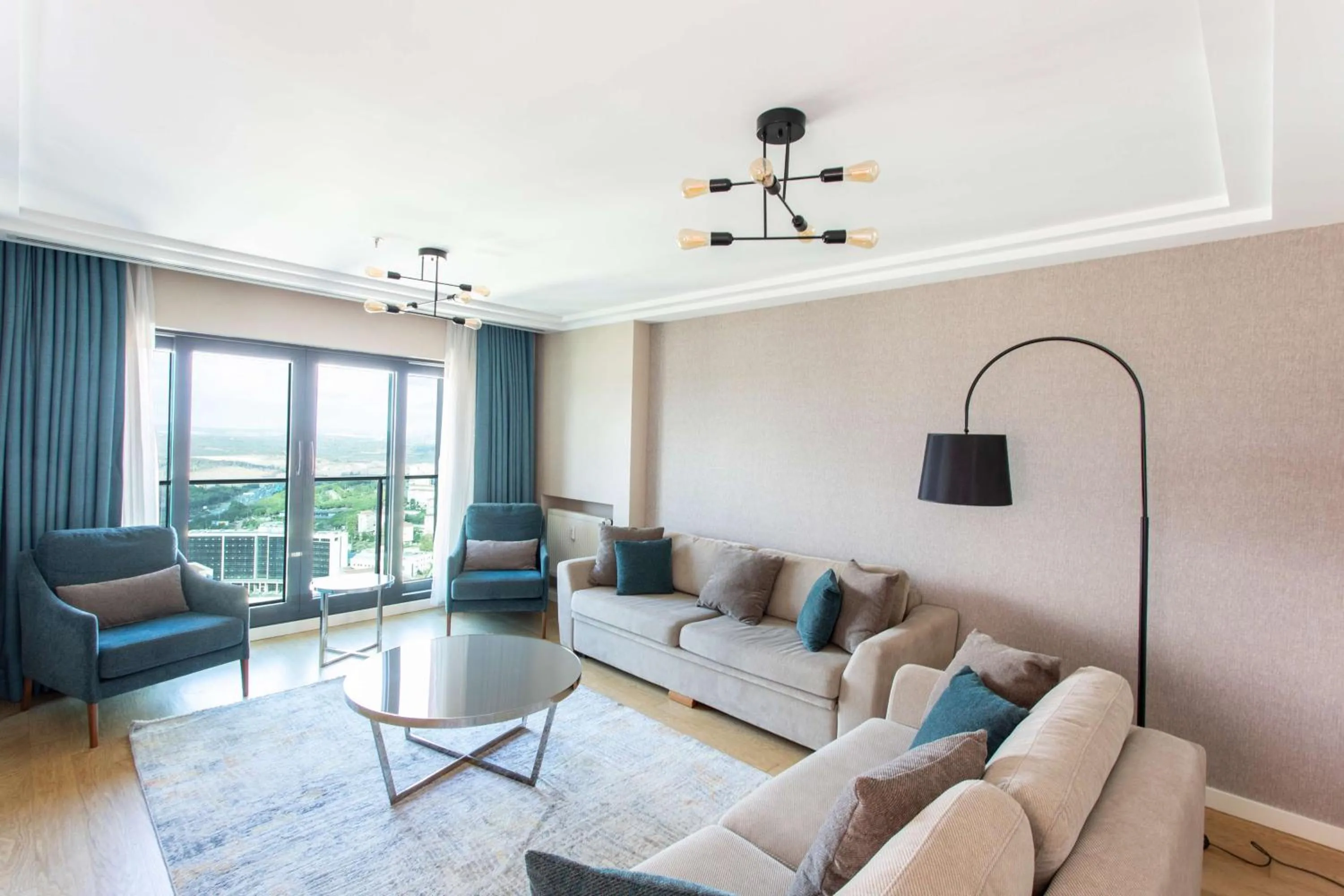 Living room in Radisson Residences Avrupa TEM Istanbul