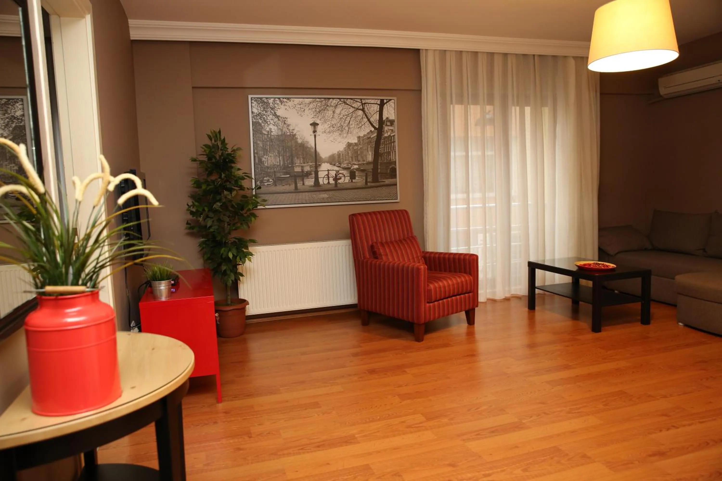 Living room in Akin Suites