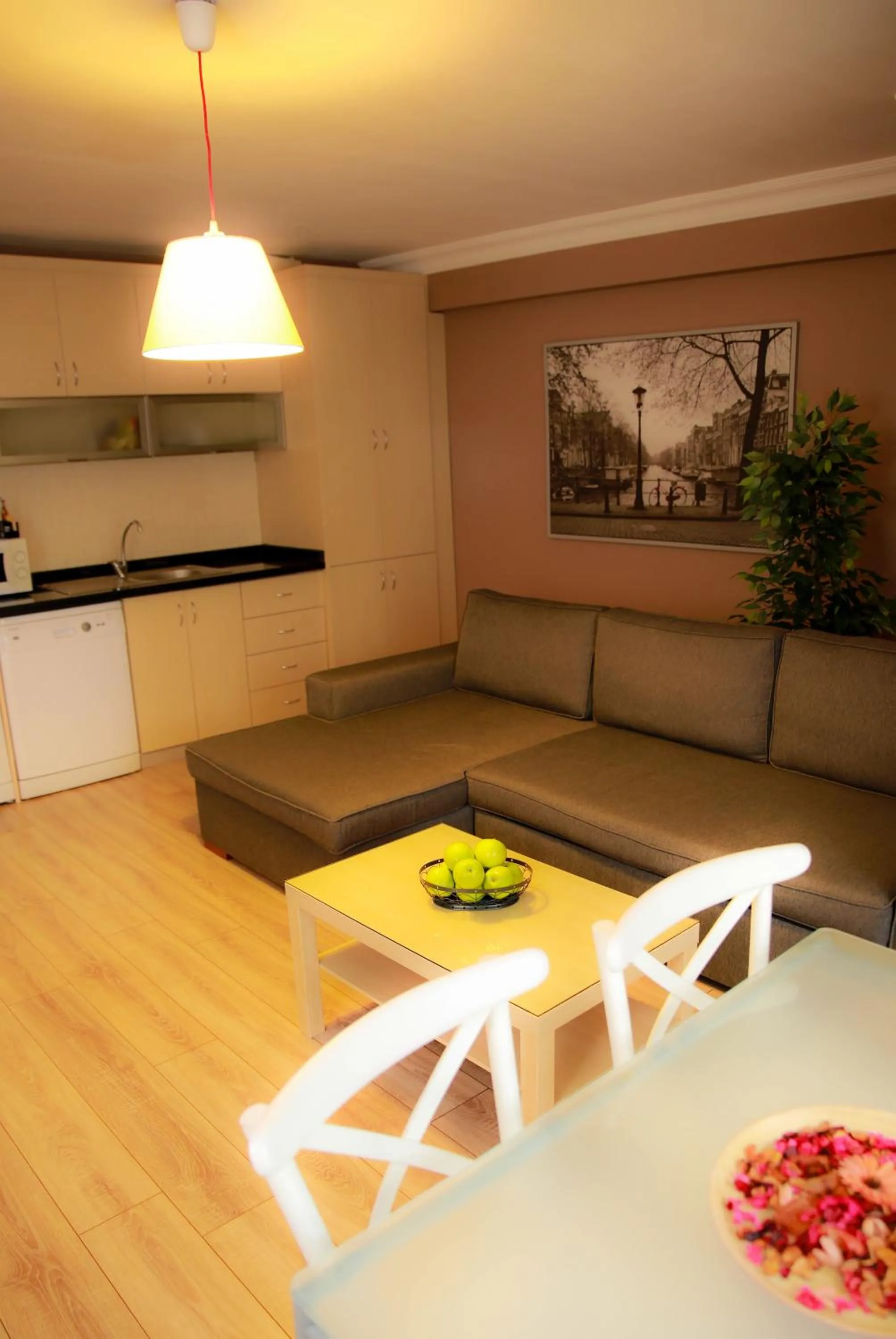 Living room in Akin Suites