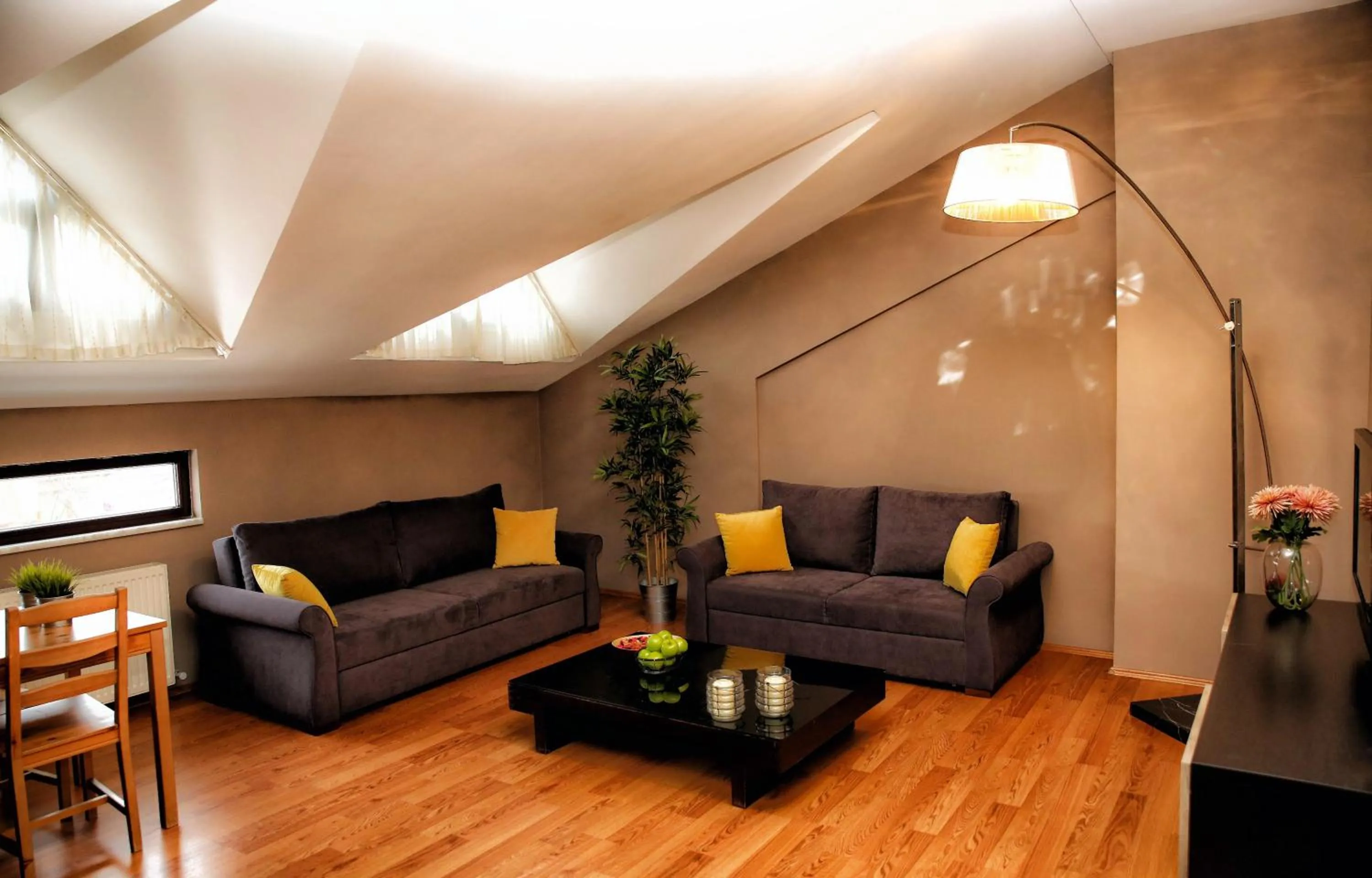 Living room in Akin Suites