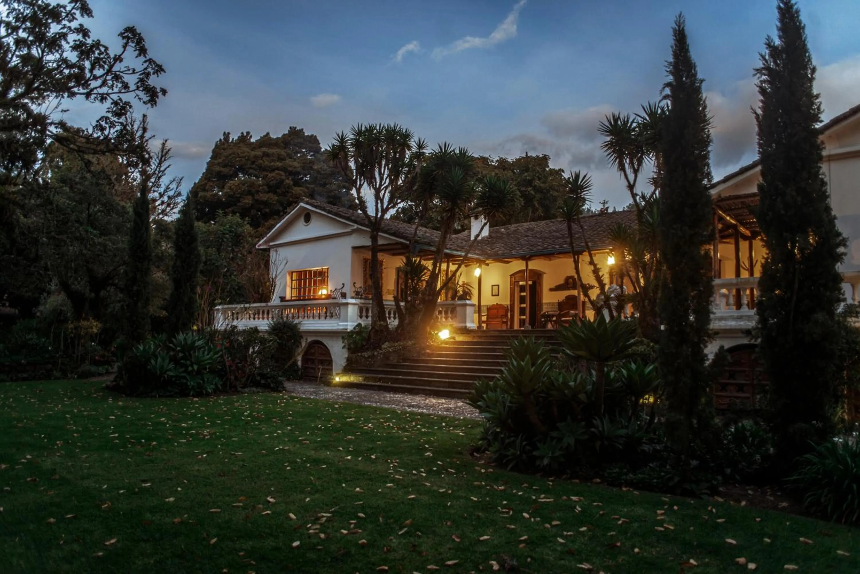 Night in Hacienda Cusin