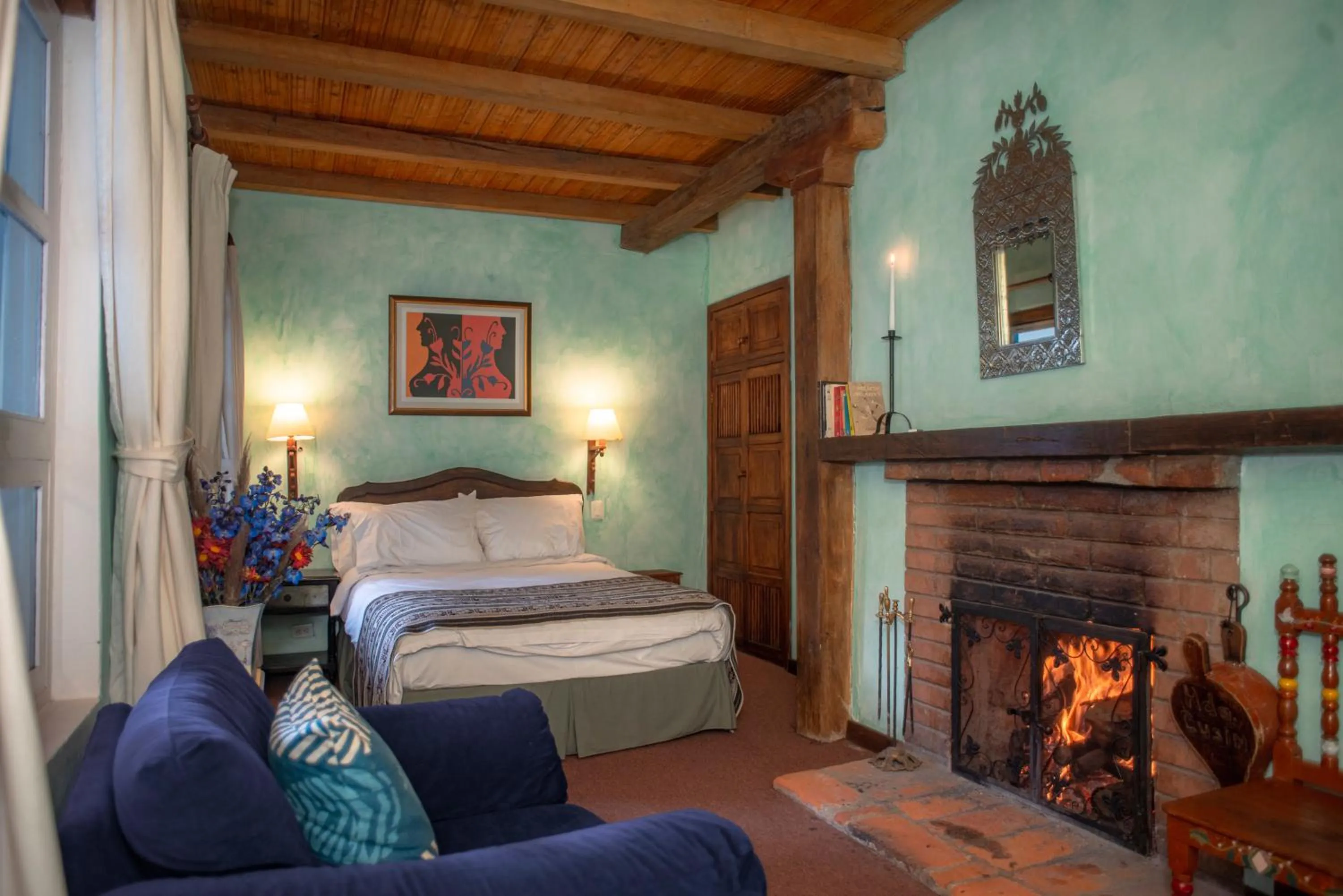 Bed in Hacienda Cusin