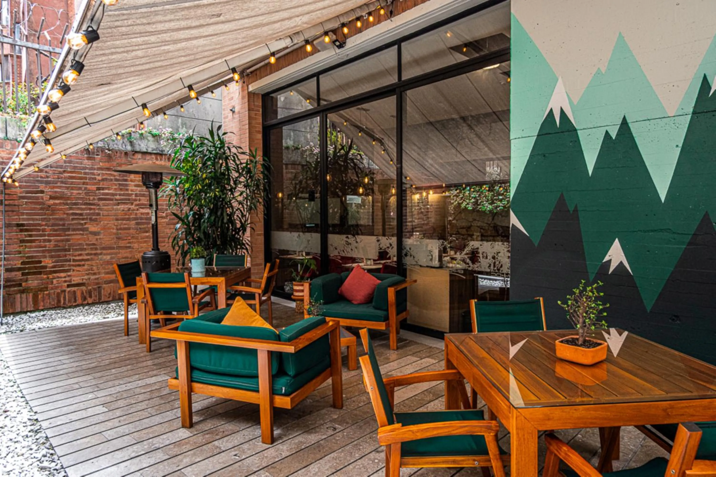 Balcony/Terrace in 84 DC Bogotá By OxoHotel