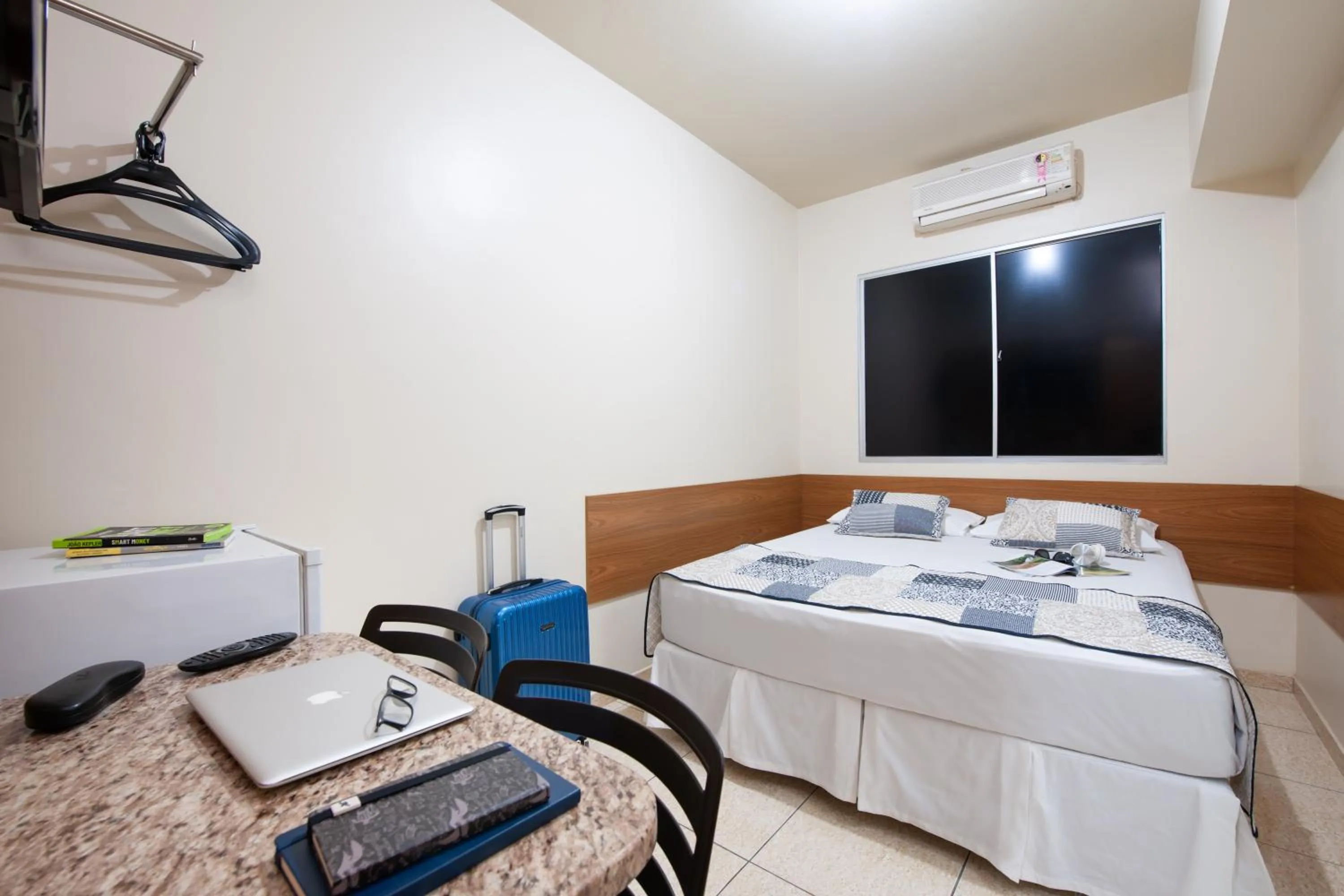 Bed in Hotel Pouso Alegre