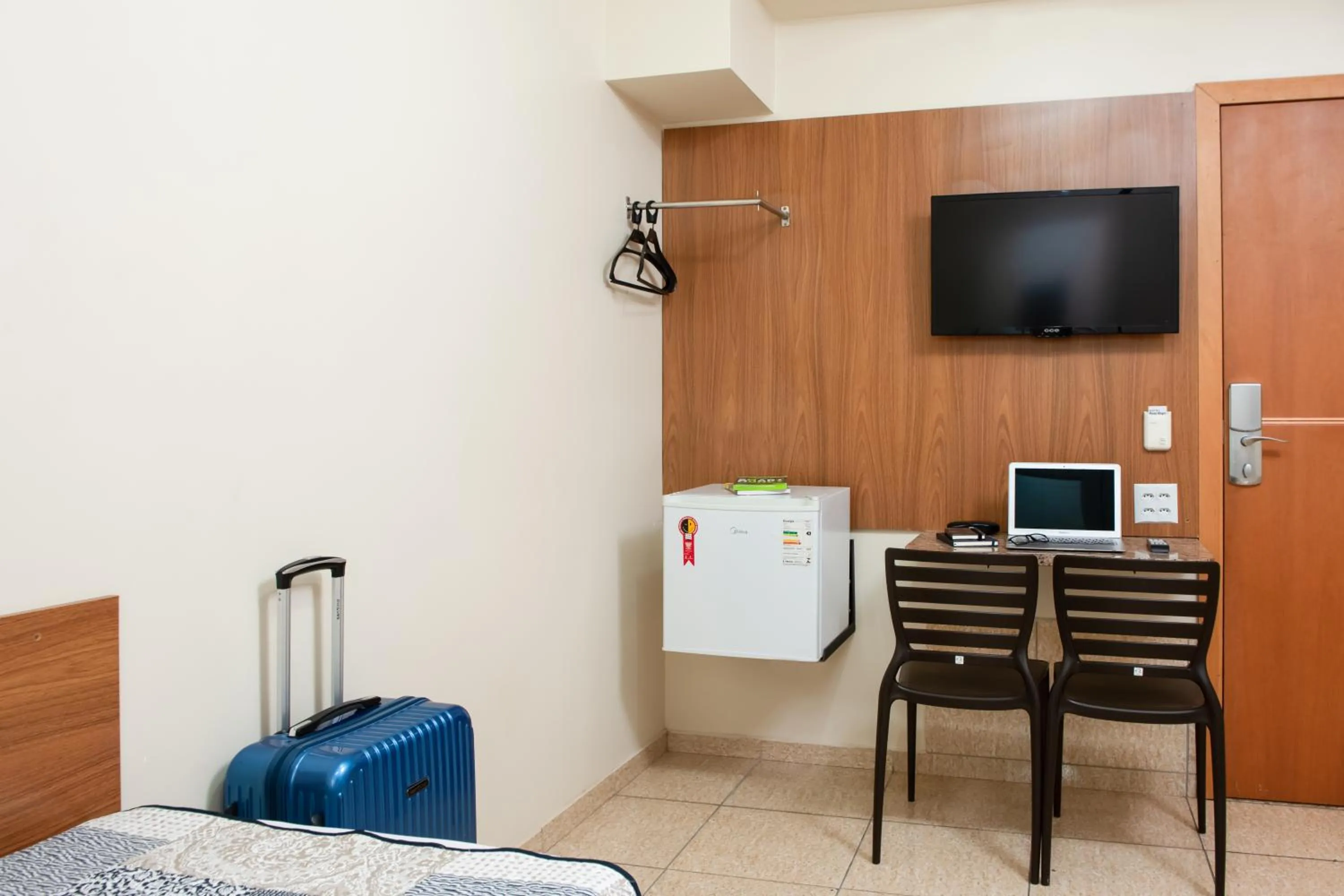 Bed in Hotel Pouso Alegre