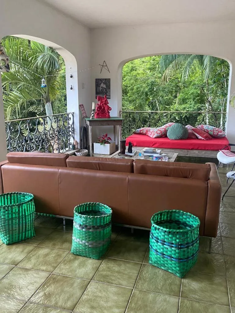 Balcony/Terrace in Pousada Sitio Araribá
