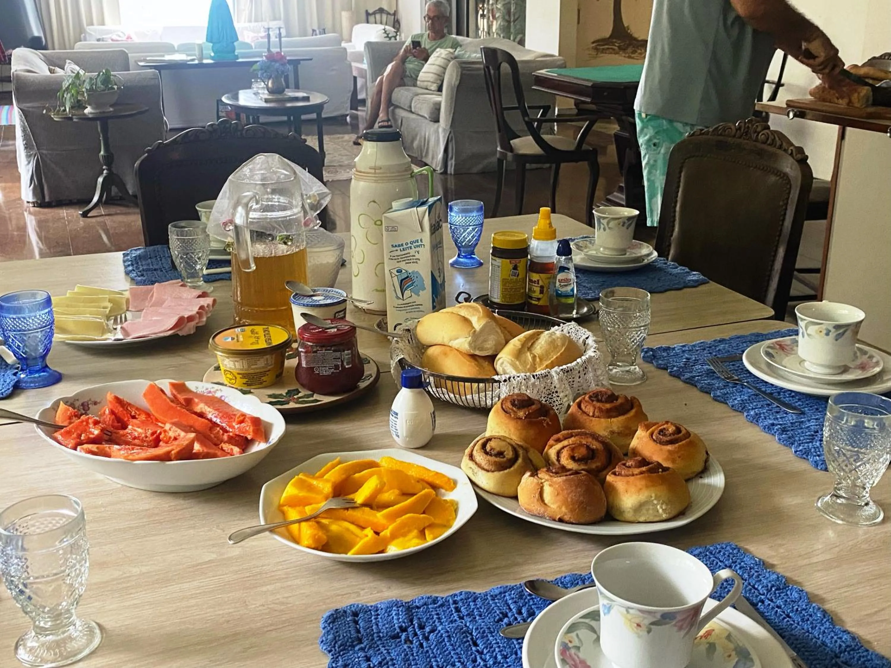 Breakfast in Pousada Sitio Araribá