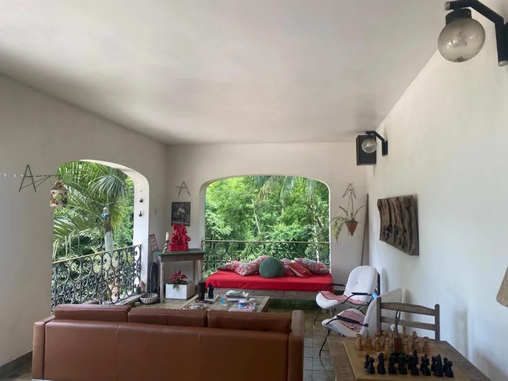 Balcony/Terrace in Pousada Sitio Araribá