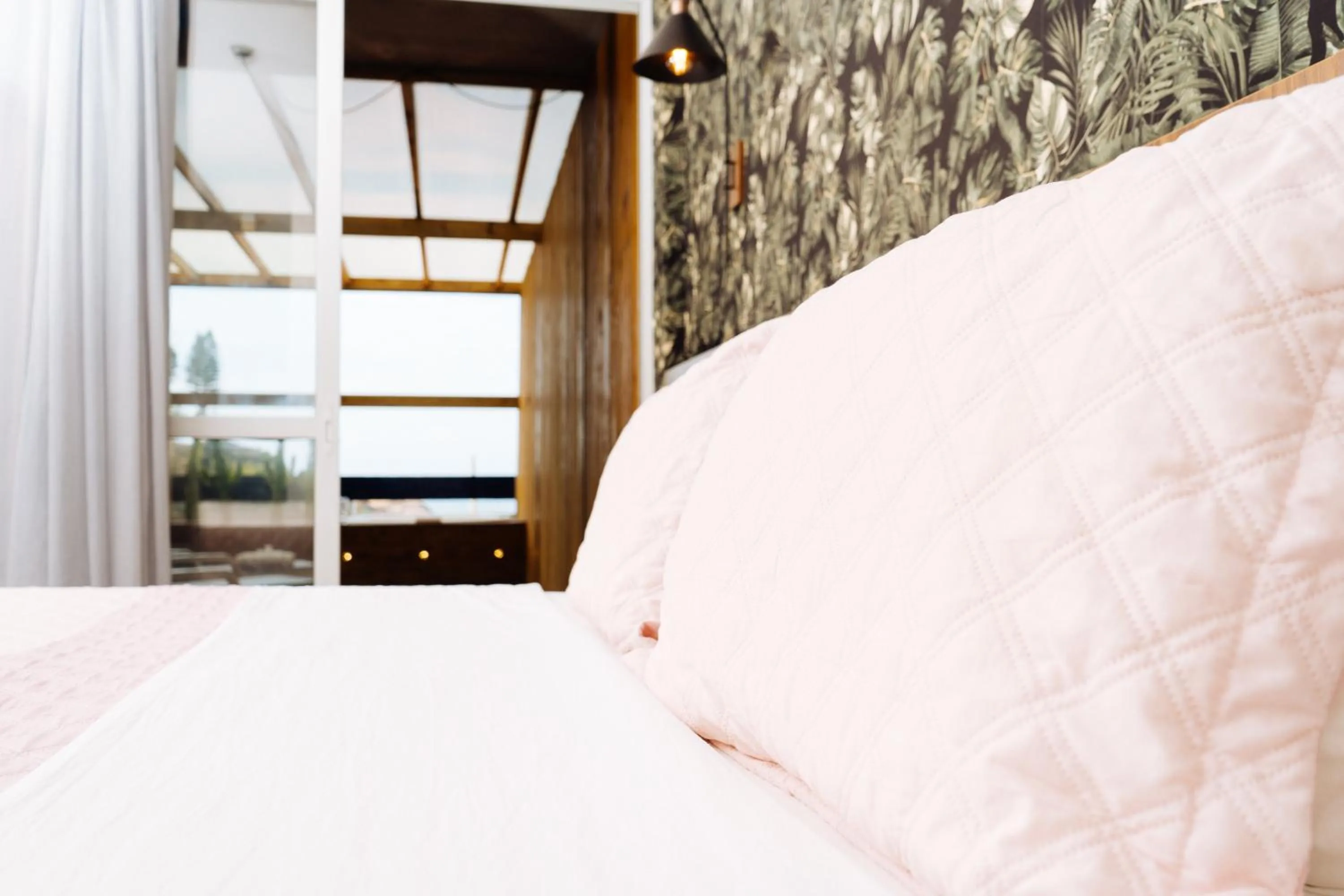 Decorative detail, Bed in Cris Hotel