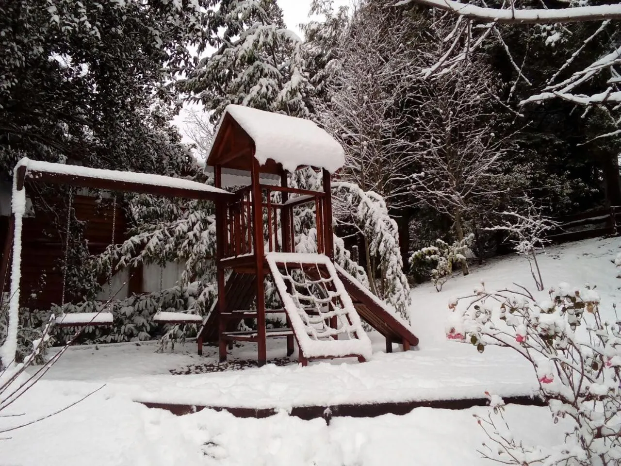 Children play ground in Boutique Hotel & Spa Bosque del Nahuel