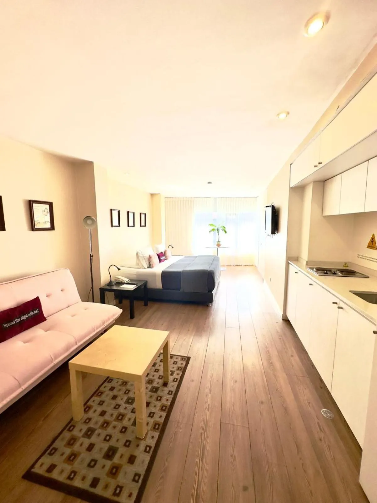 Bedroom, Bed in Hotel Living 55