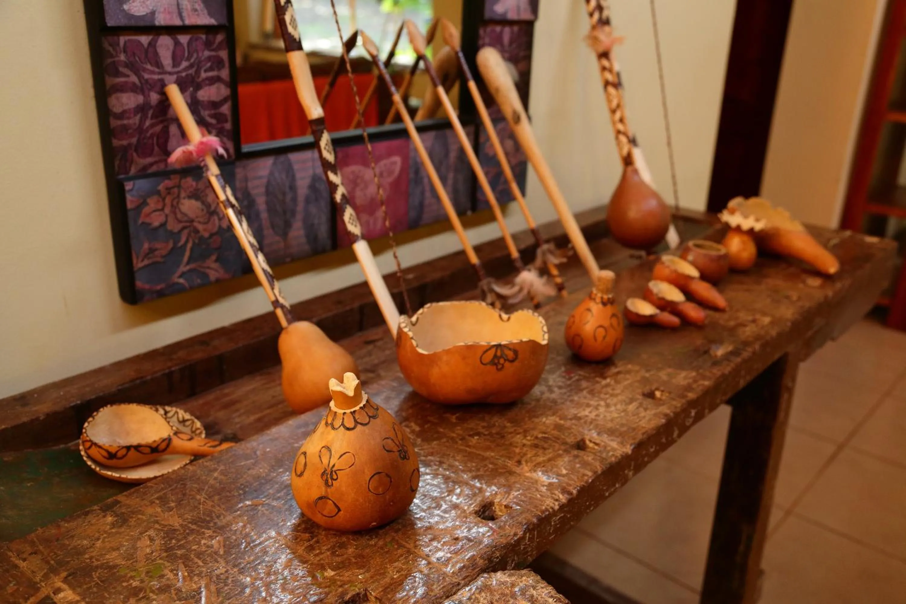 Decorative detail in Tierra Guaraní Lodge