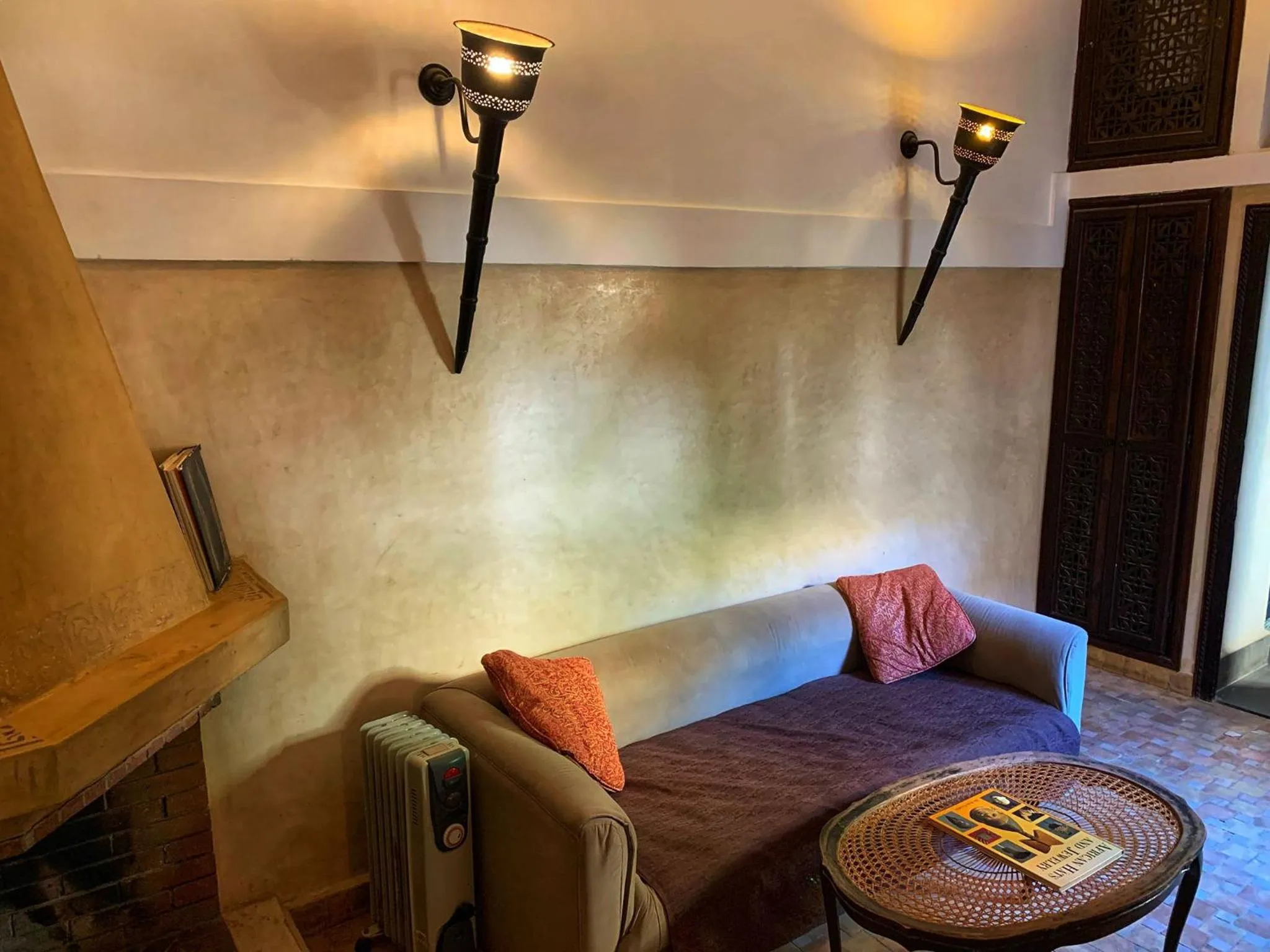 Seating area in Riad Bamileke