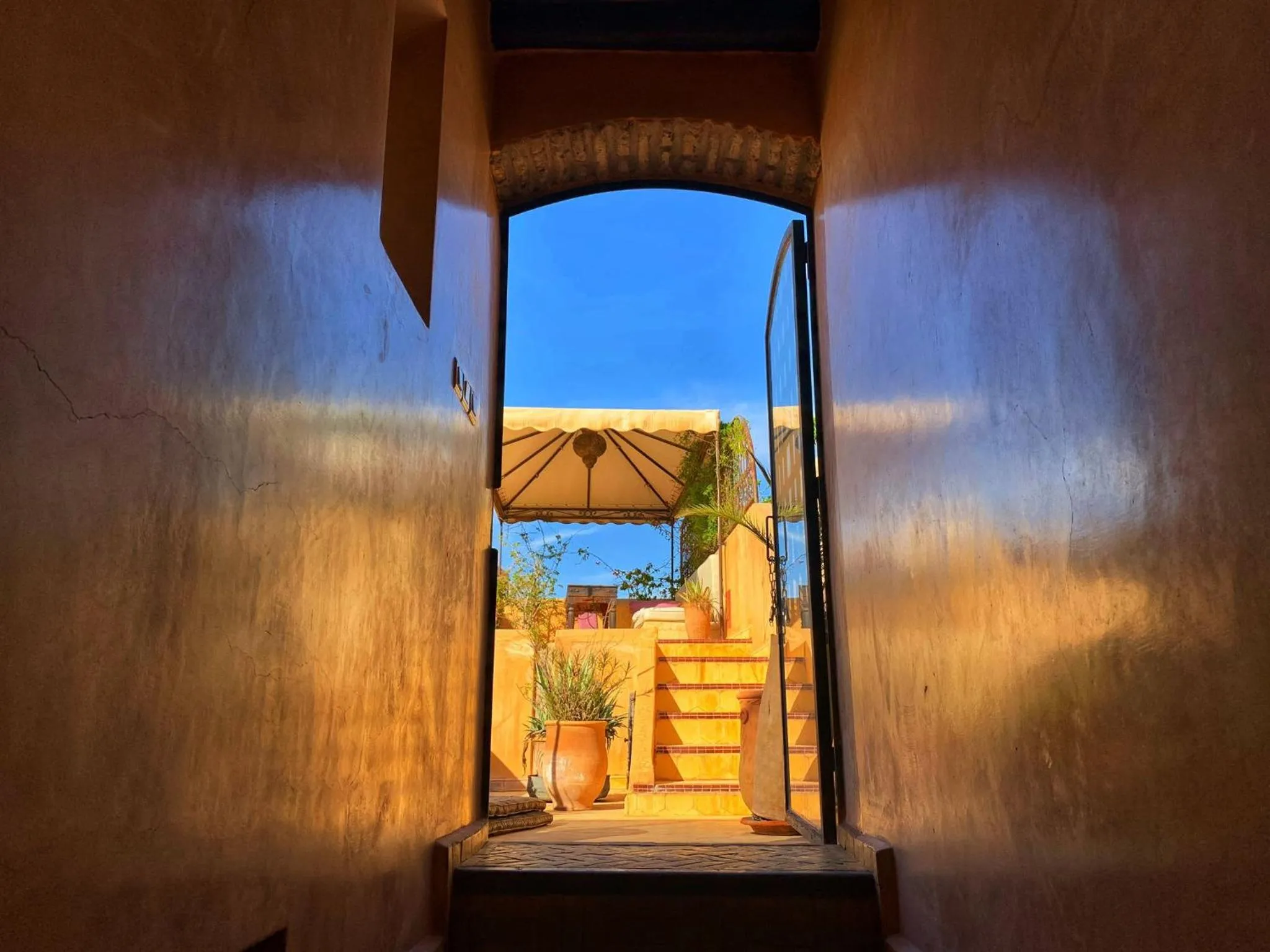Balcony/Terrace in Riad Bamileke