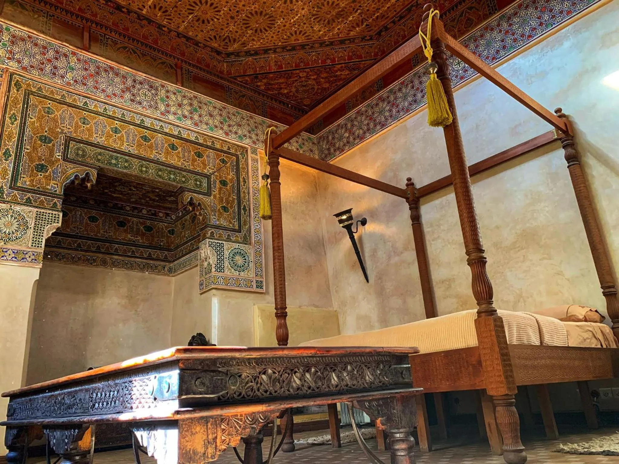 Bedroom in Riad Bamileke