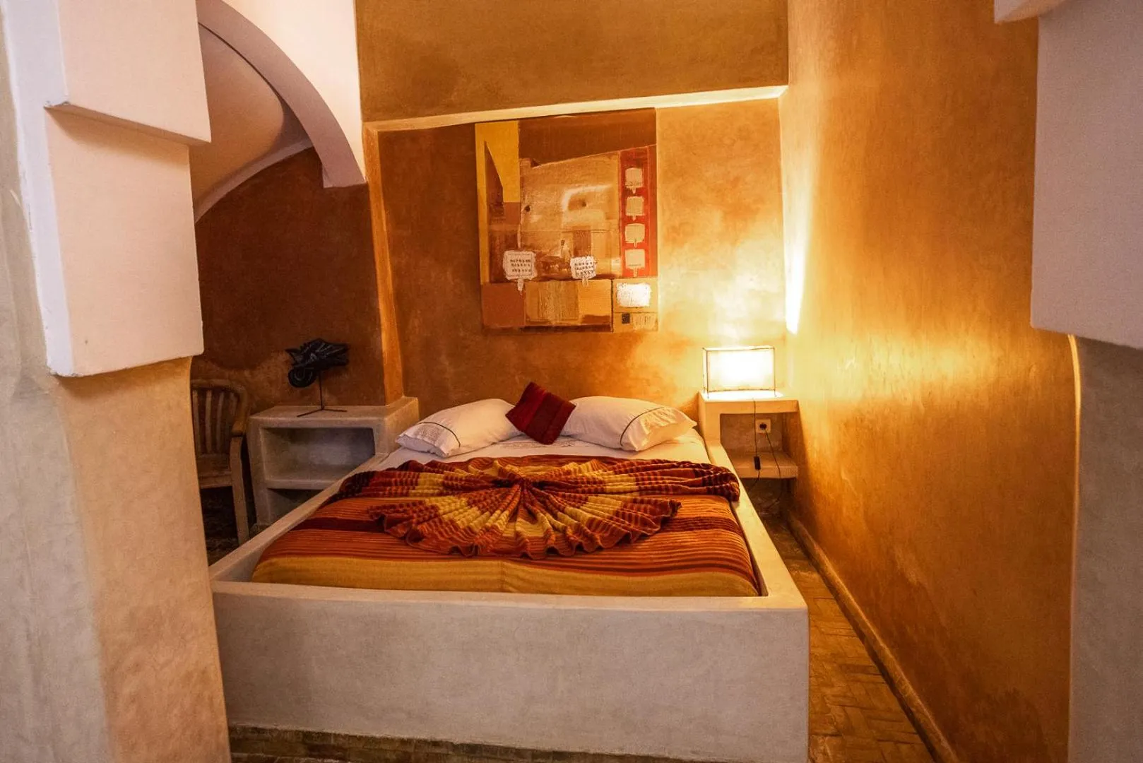 Bedroom, Bed in Riad Bamileke