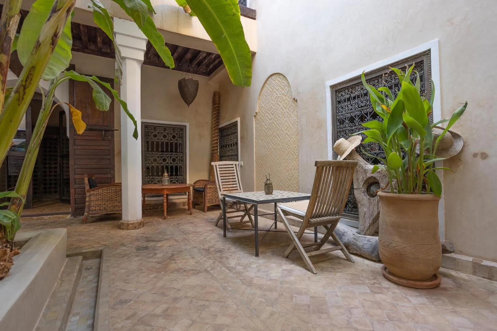 Patio in Riad Bamileke