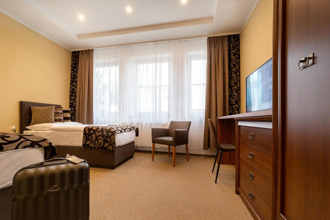 Bed in Hotel Na Vývoji