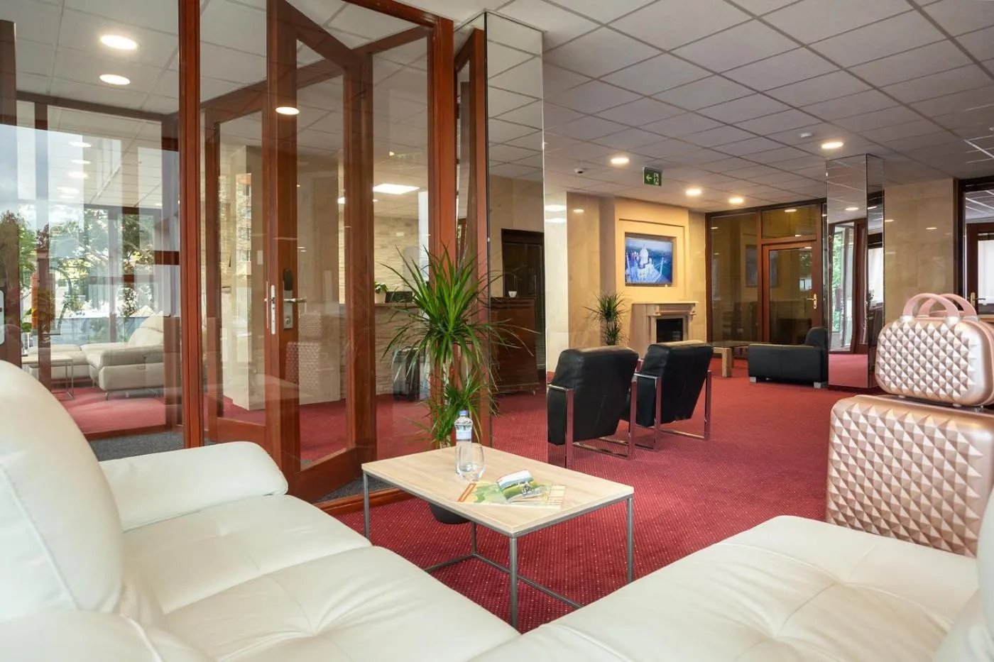 Lobby or reception in Hotel Na Vývoji