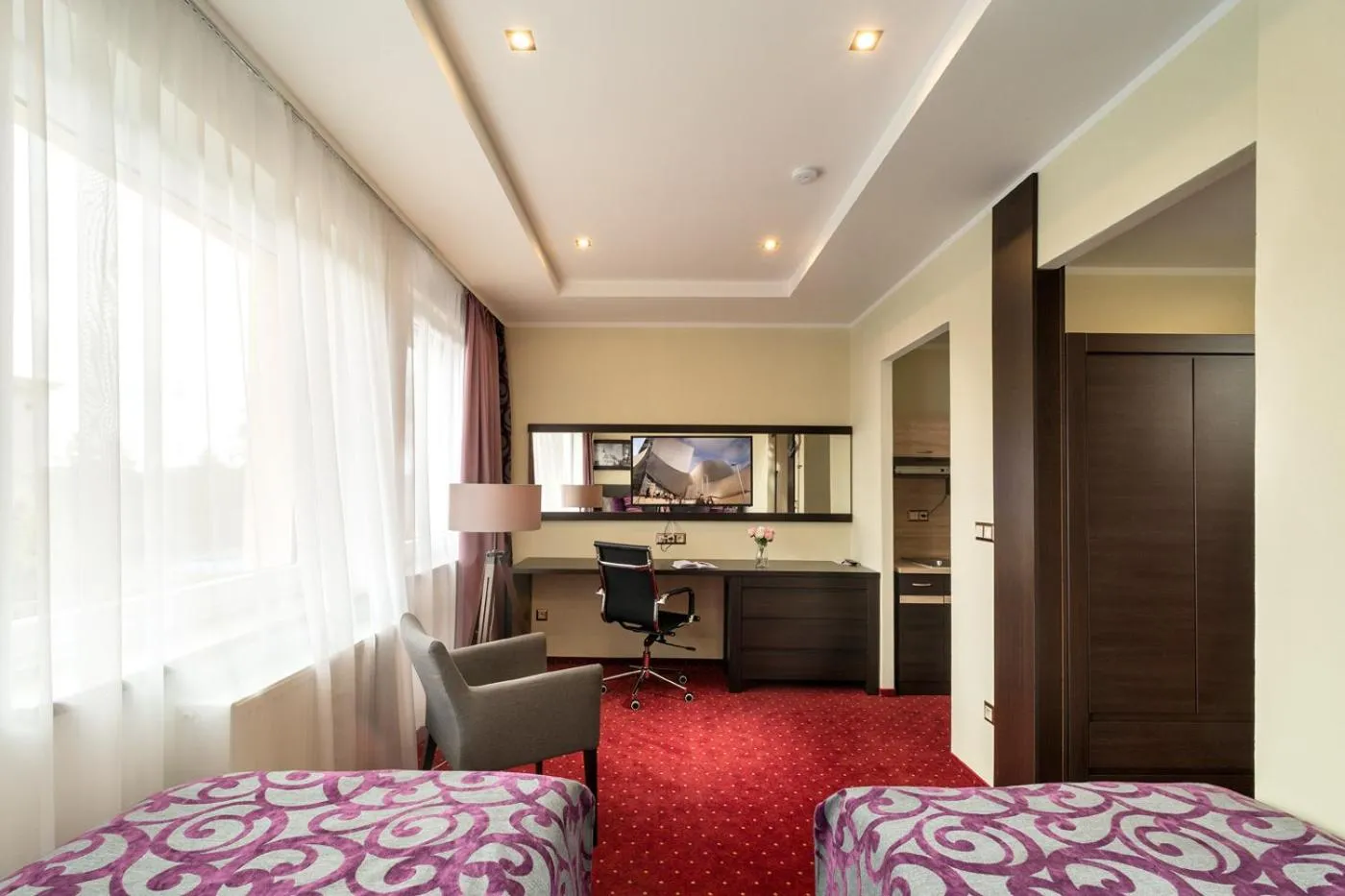 Bed in Hotel Na Vývoji