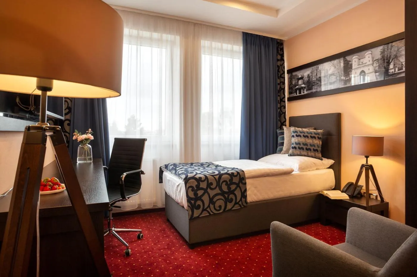 Bed in Hotel Na Vývoji