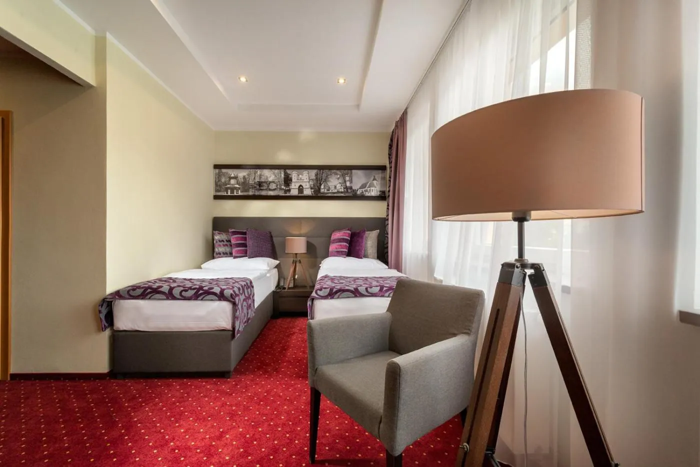 Bed in Hotel Na Vývoji