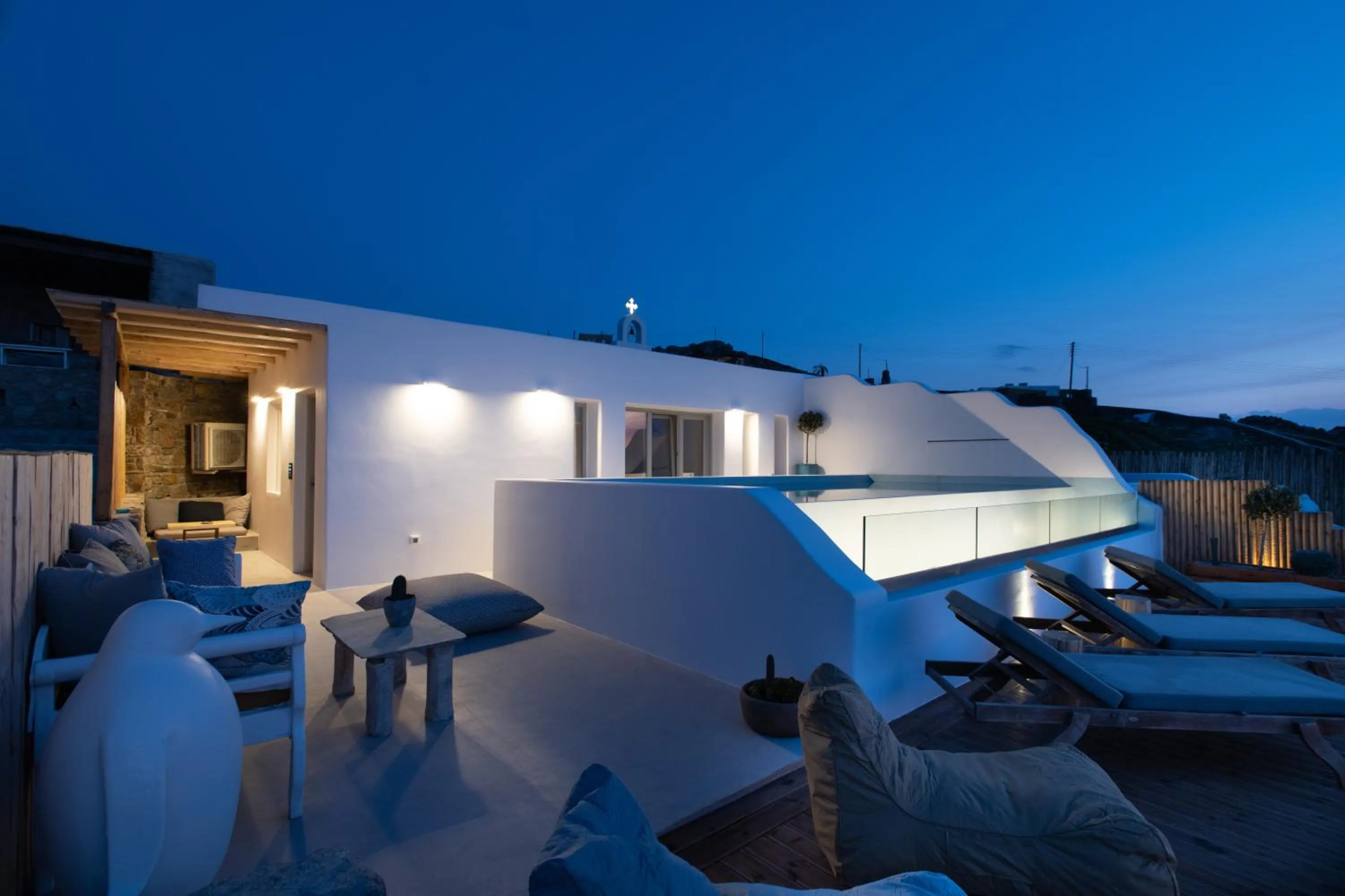 Night in Mykonos Village