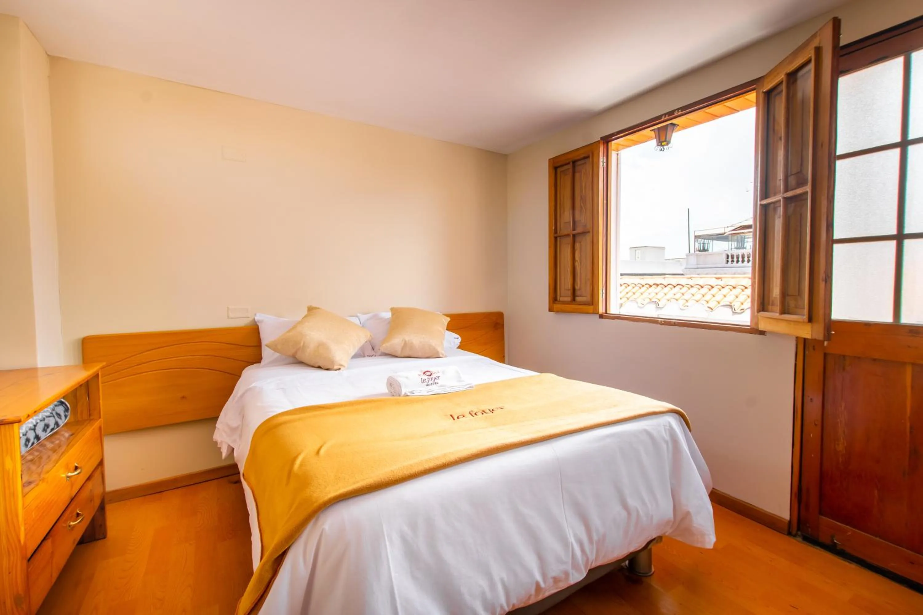 View (from property/room), Bed in Le Foyer Arequipa