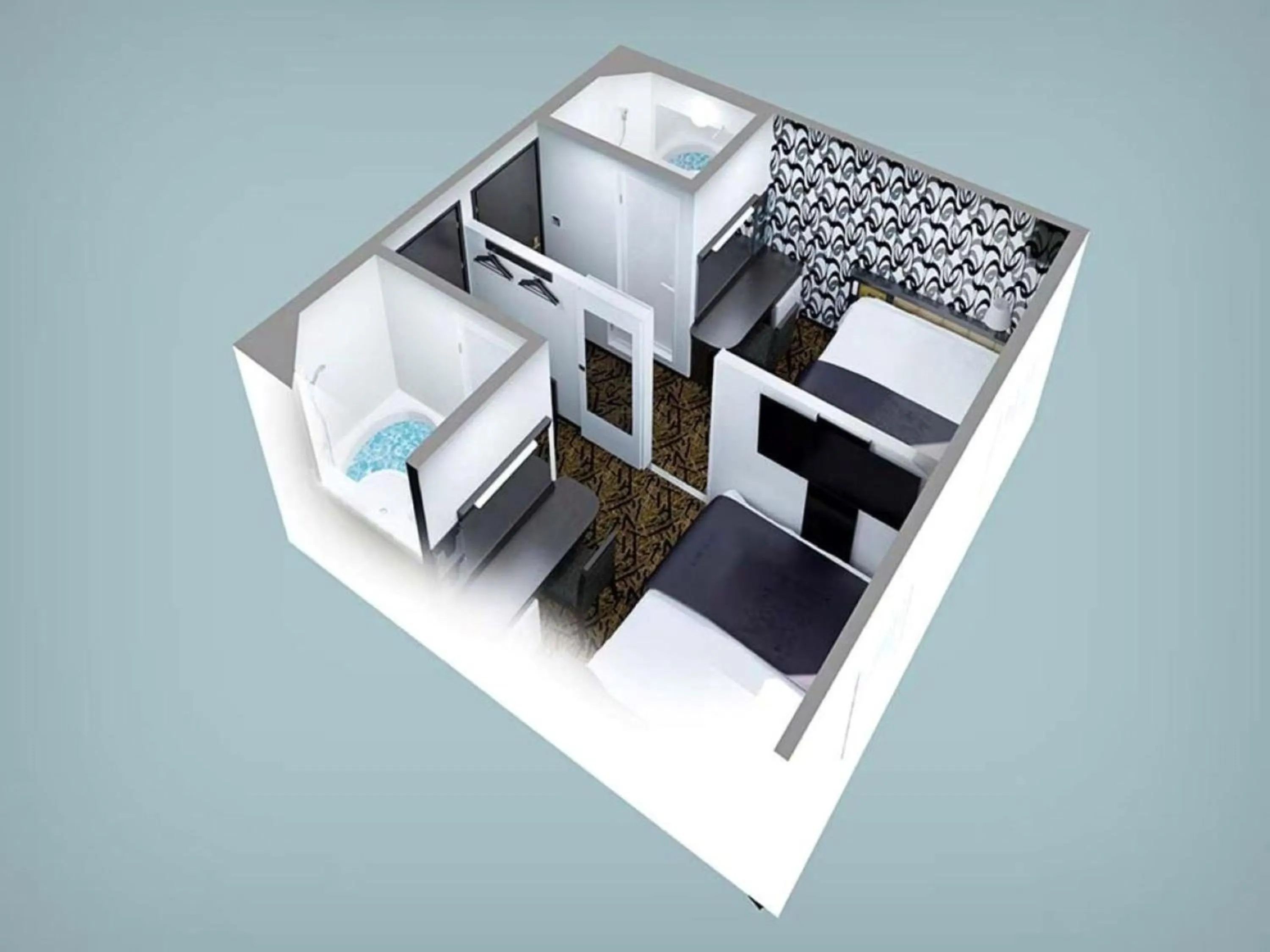 Photo of the whole room in APA Hotel Yodoyabashi Ekimae