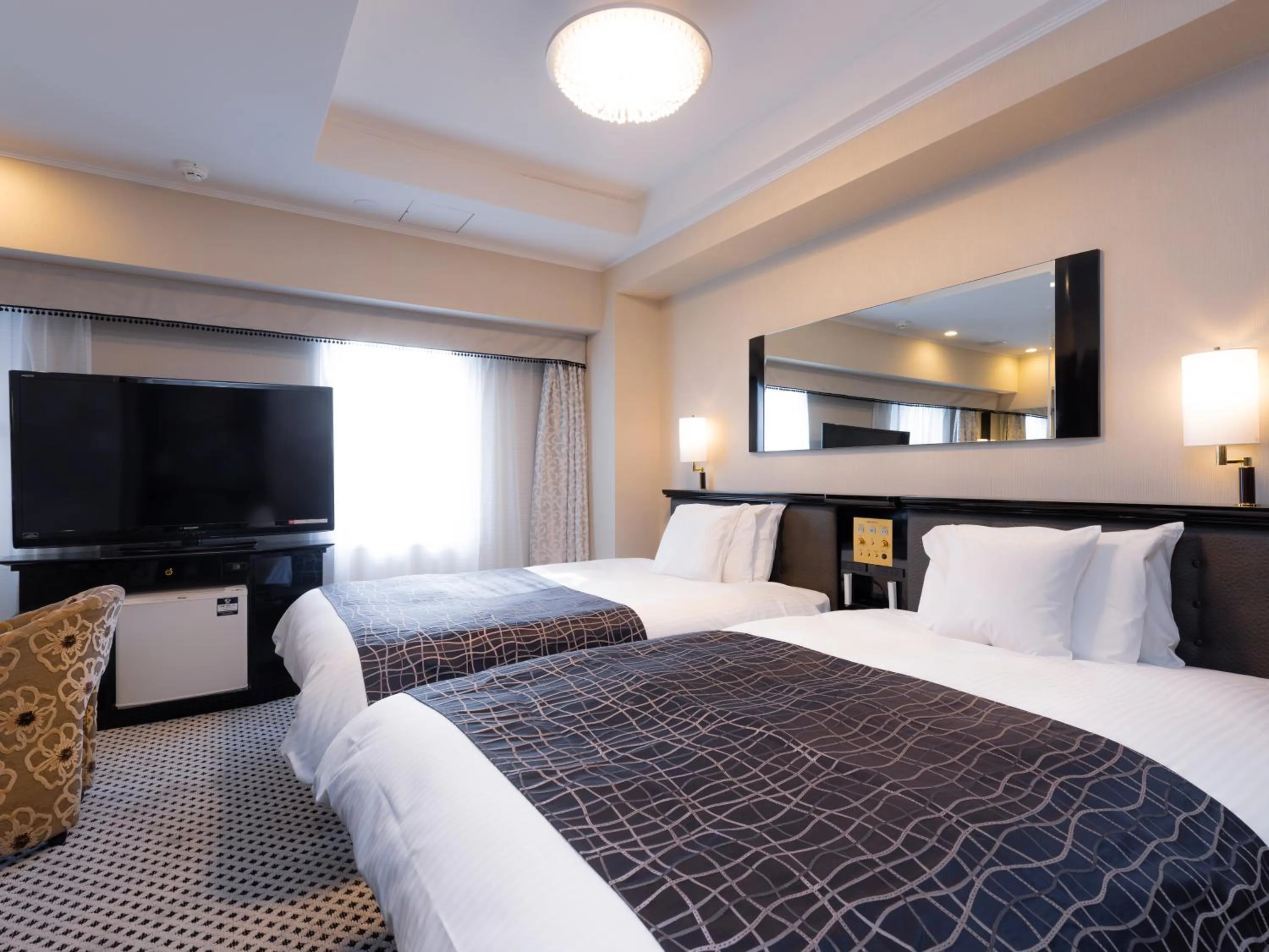 Photo of the whole room, Bed in APA Hotel Asakusa Kuramae