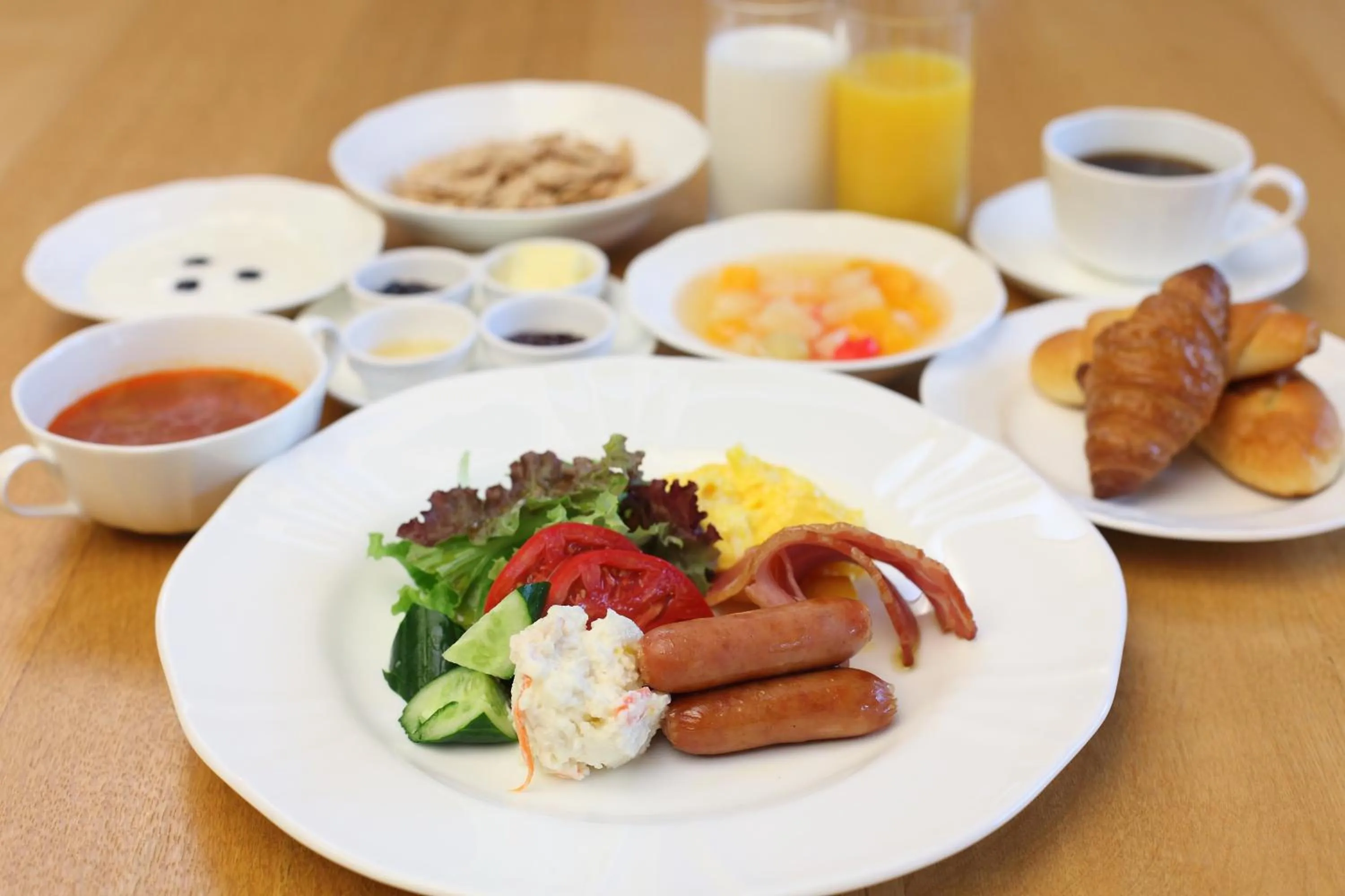 Breakfast in TOYOTA Shirakawa-Go Eco-Institute