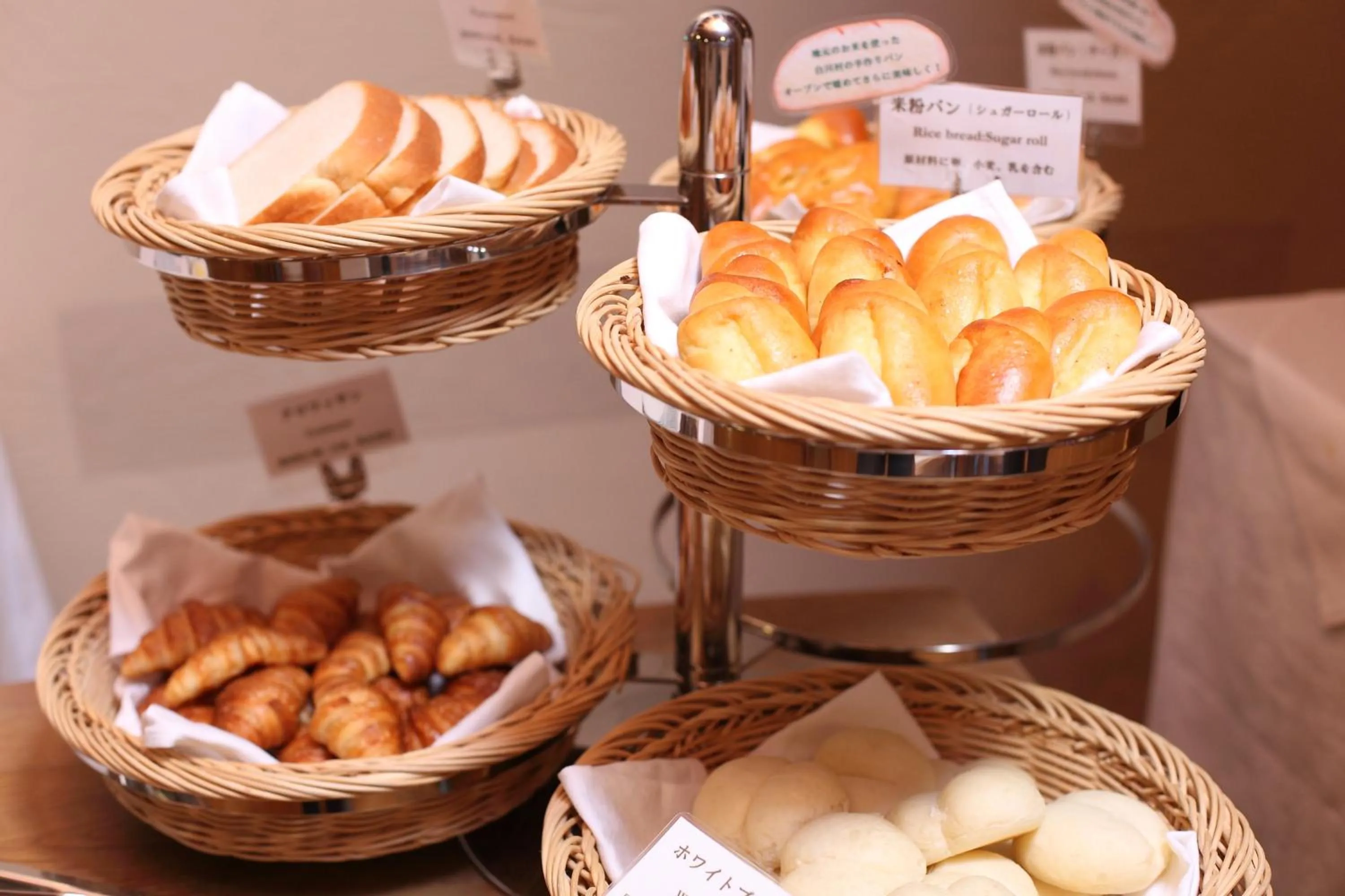 Buffet breakfast in TOYOTA Shirakawa-Go Eco-Institute