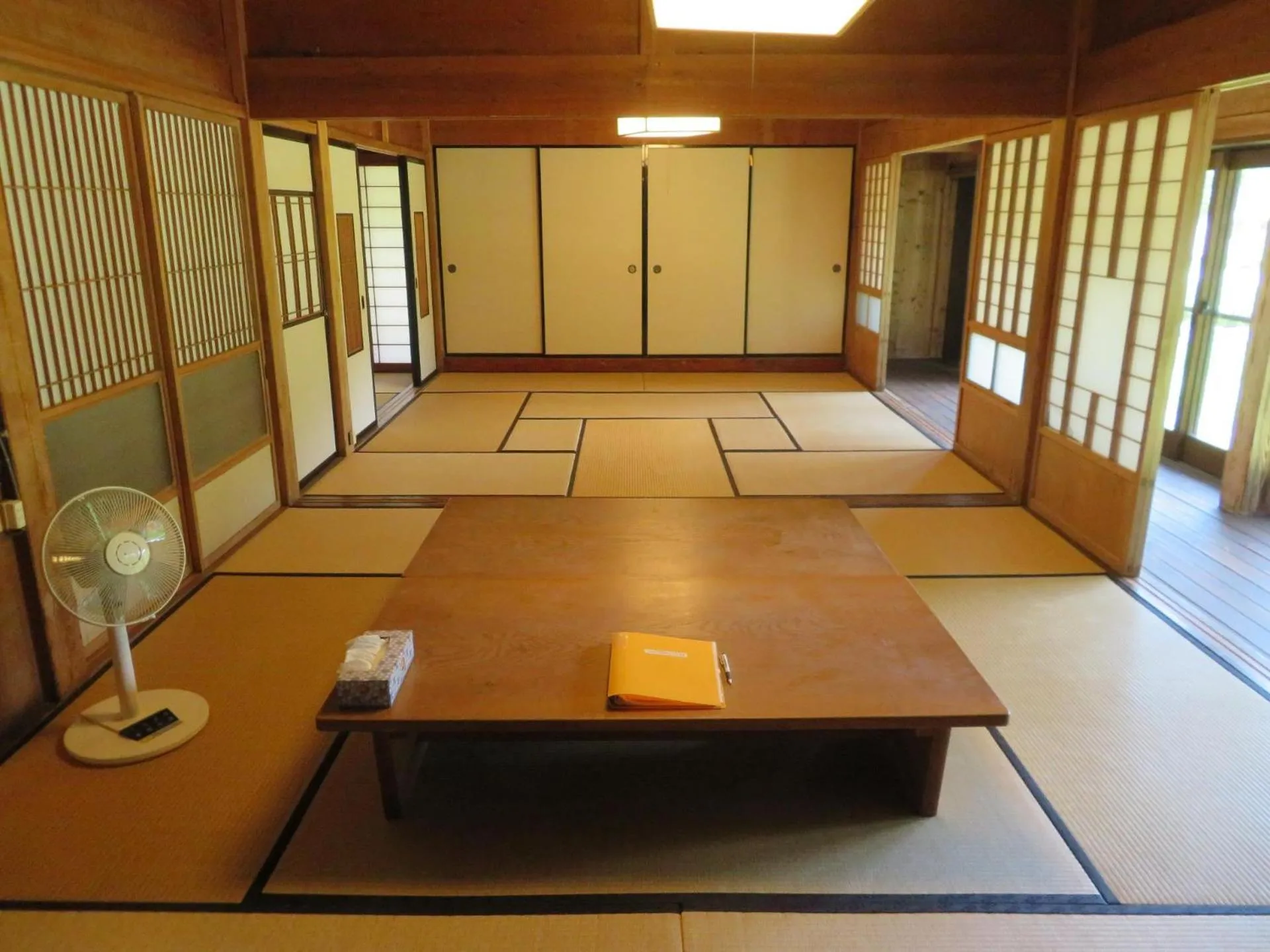 Living room in TOYOTA Shirakawa-Go Eco-Institute