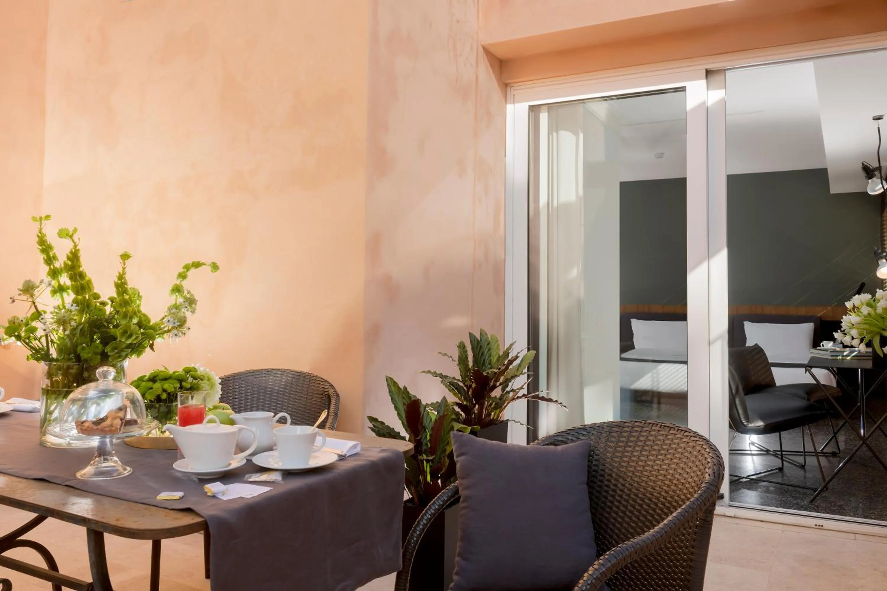 Balcony/Terrace in Hotel Royal Bissolati