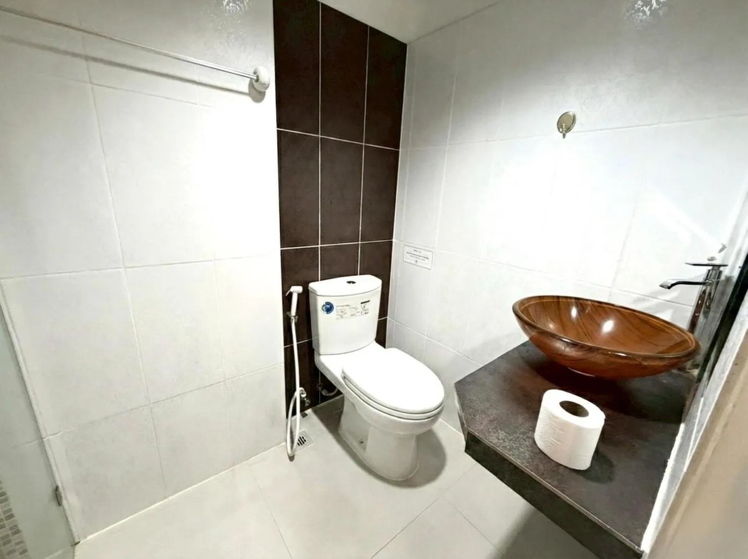 Bathroom in Baan Sabai Rama IV Apartment