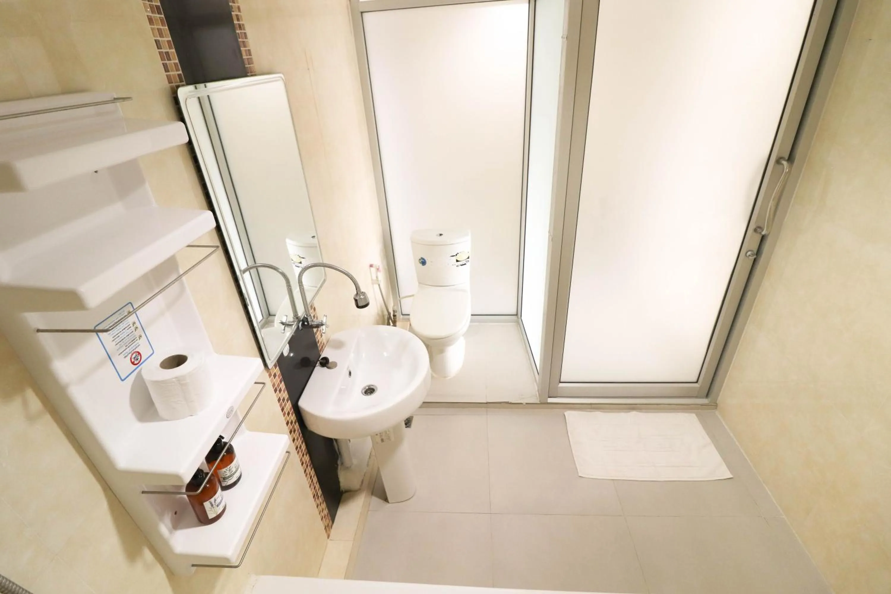 Bathroom in Baan Sabai Rama IV Apartment