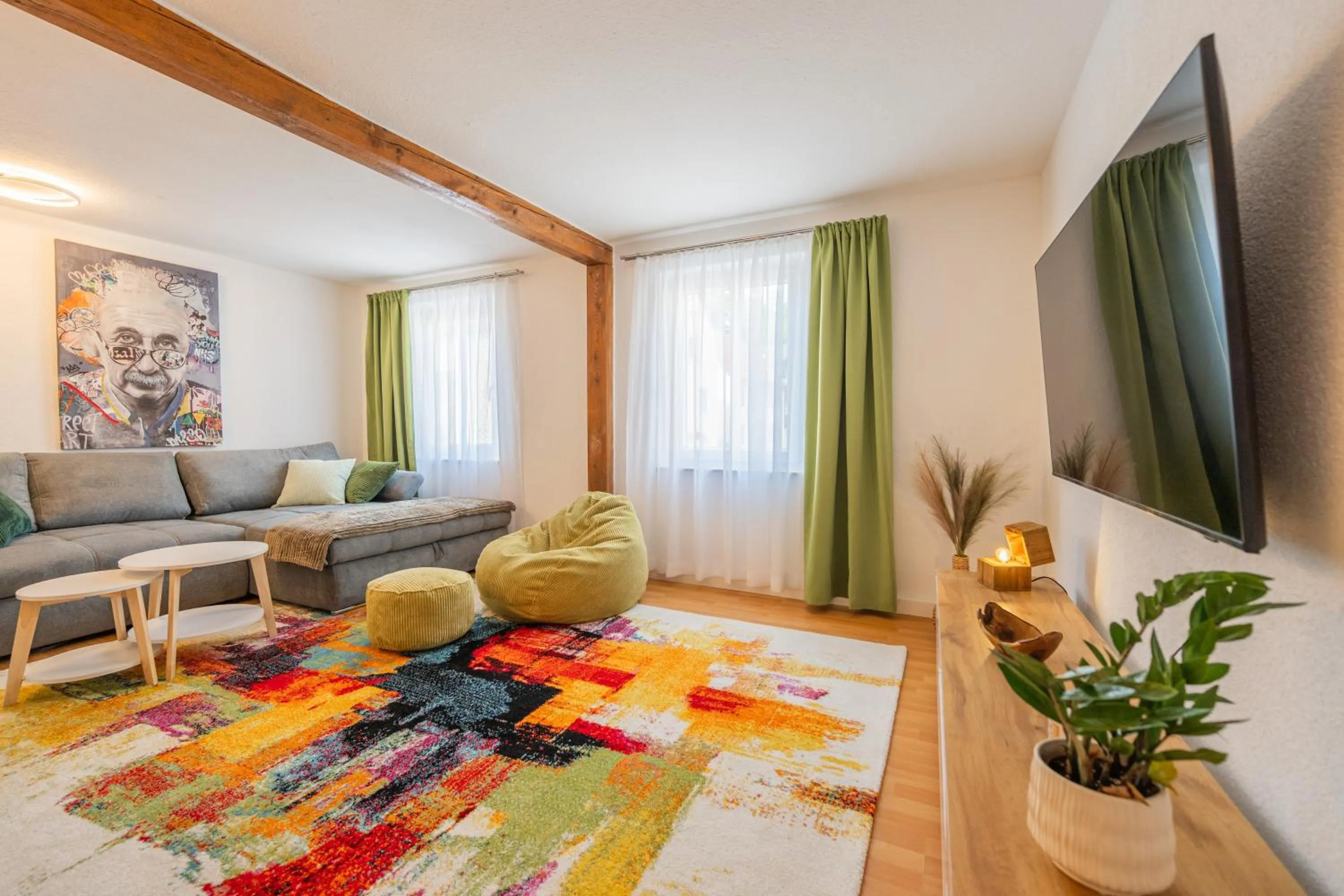 Living room, Bed in Hotel Ochsen